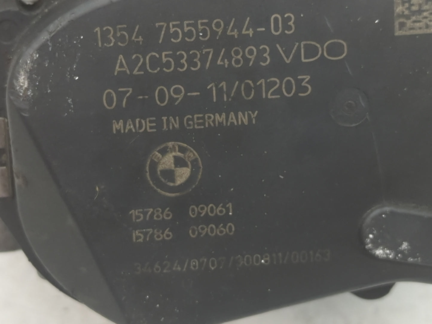 2012-2016 Bmw M5 Throttle Body P/N:A2C53374893 Fits Fits 2008 2009 2010 2011 2012 2013 2014 2015 2016 2017 2018 2019 OEM Use