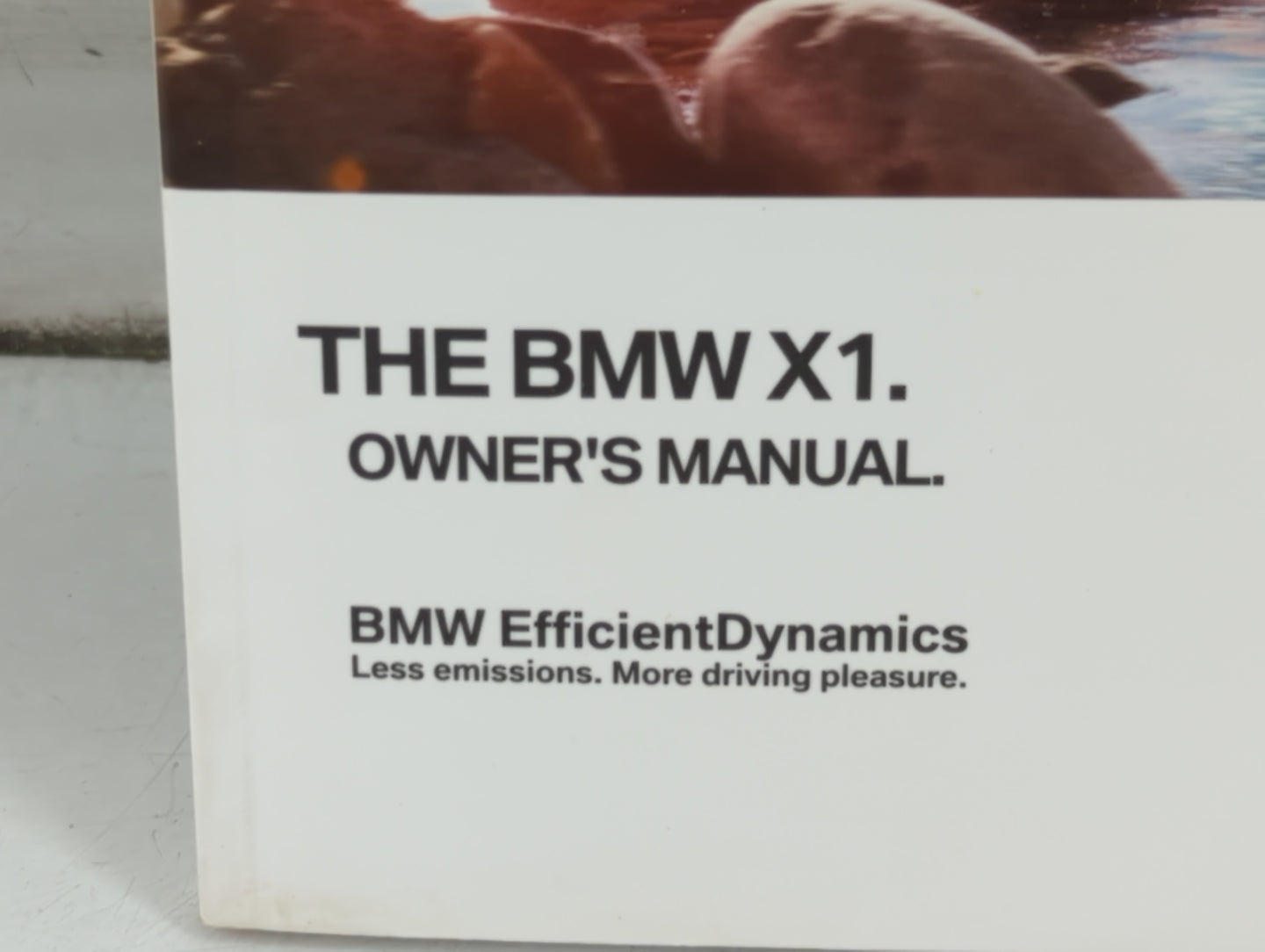 2012 Bmw X1 Owners Manual Book Guide P/N:01 40 2 914 573 OEM Used Auto Parts - Oemusedautoparts1.com