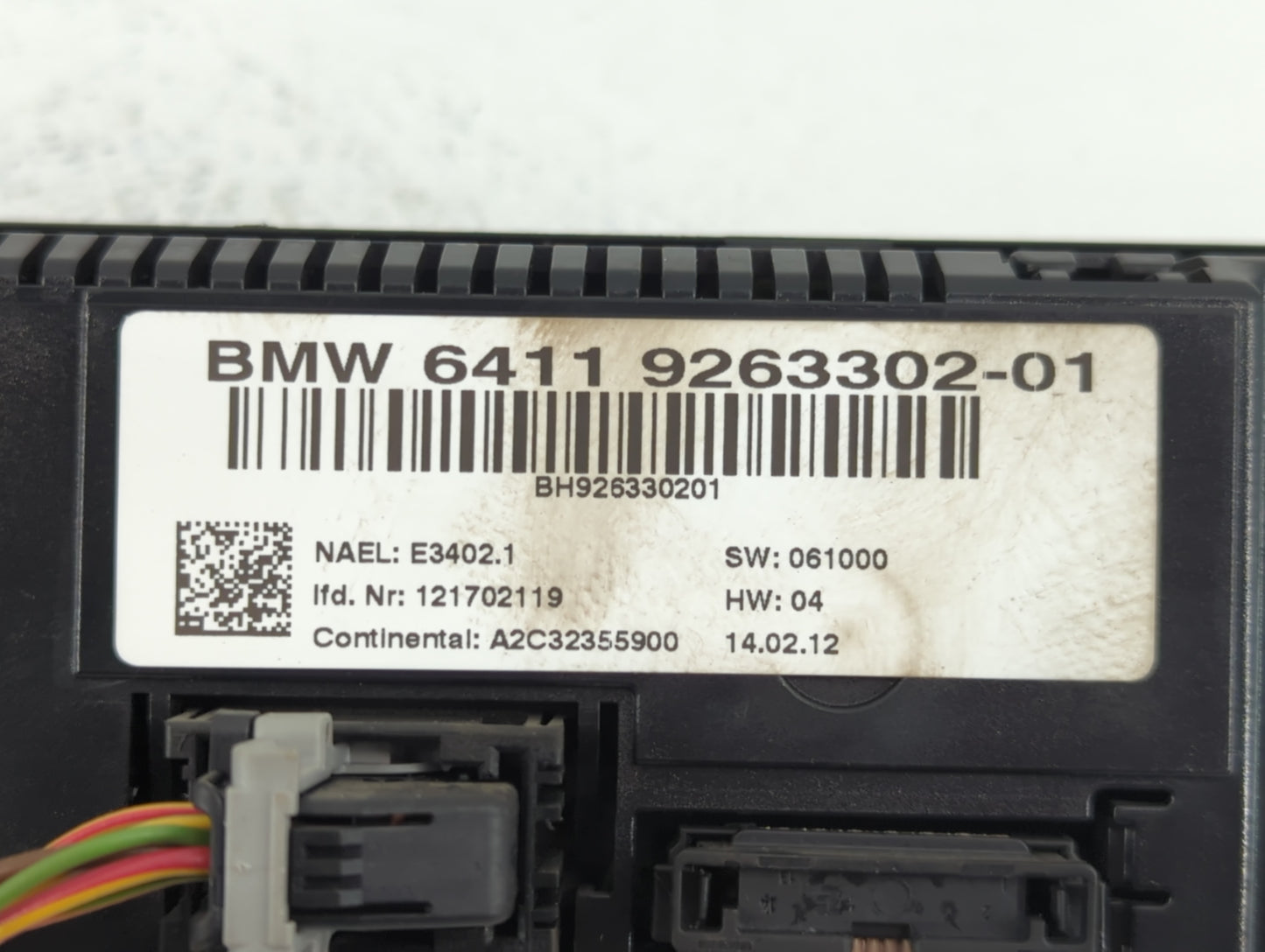 2012-2015 Bmw X1 Climate Control Module Temperature AC/Heater Replacement P/N:9263302-01 6411 Fits OEM Used Auto Parts - Oem