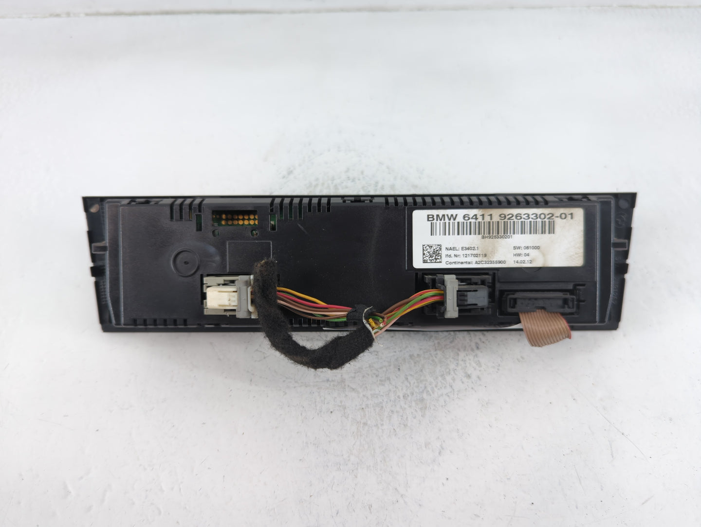 2012-2015 Bmw X1 Climate Control Module Temperature AC/Heater Replacement P/N:9263302-01 6411 Fits OEM Used Auto Parts - Oem
