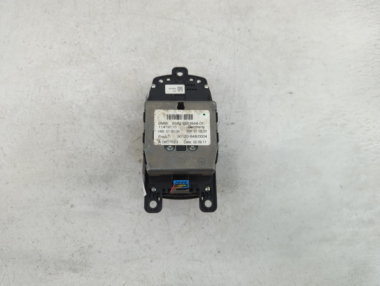 2012 Bmw X3 Radio AM FM Cd Player Receiver Replacement P/N:65829253944-01 11419110, 90120-848/0004 Fits OEM Used Auto Parts 
