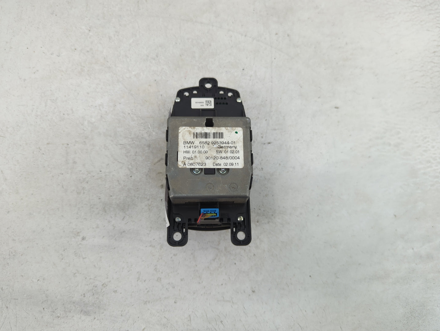 2012 Bmw X3 Radio AM FM Cd Player Receiver Replacement P/N:65829253944-01 11419110, 90120-848/0004 Fits OEM Used Auto Parts 