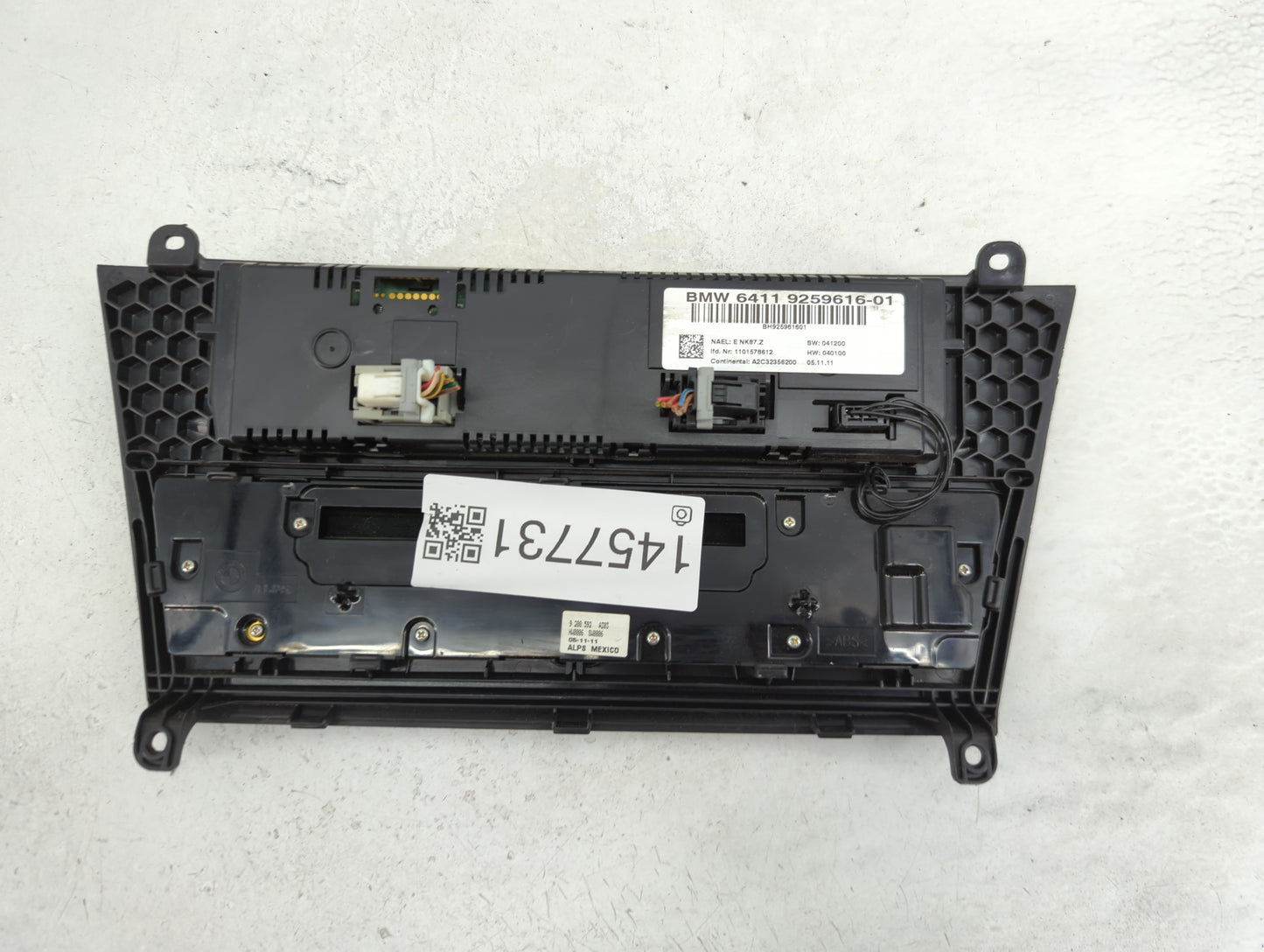2011-2014 Bmw X3 Climate Control Module Temperature AC/Heater Replacement P/N:9259616-01 Fits Fits 2011 2012 2013 2014 OEM U