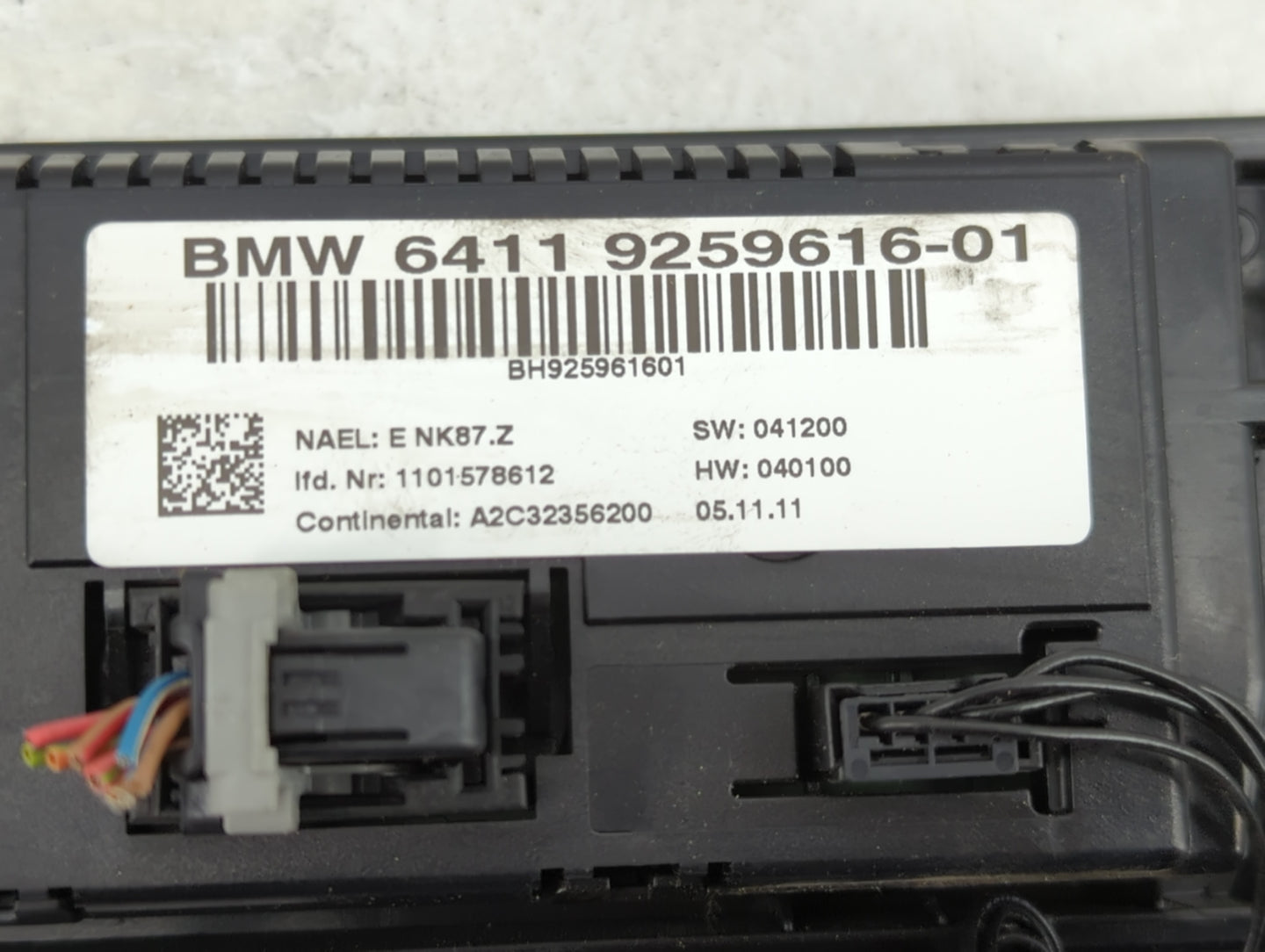2011-2014 Bmw X3 Climate Control Module Temperature AC/Heater Replacement P/N:9259616-01 Fits Fits 2011 2012 2013 2014 OEM U