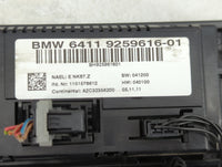 2011-2014 Bmw X3 Climate Control Module Temperature AC/Heater Replacement P/N:9259616-01 Fits Fits 2011 2012 2013 2014 OEM U