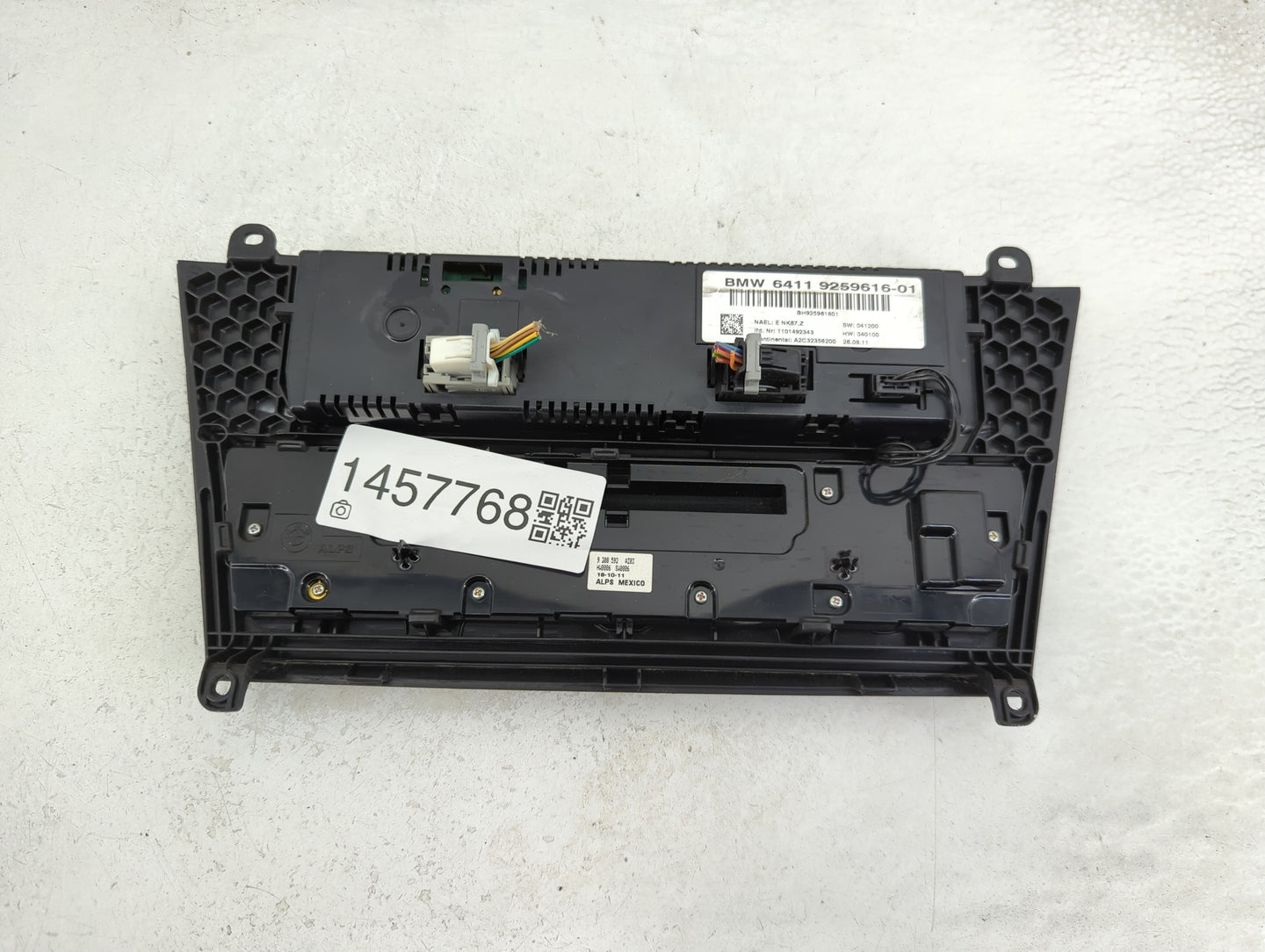 2011-2014 Bmw X3 Climate Control Module Temperature AC/Heater Replacement P/N:9259616-01 Fits Fits 2011 2012 2013 2014 OEM U