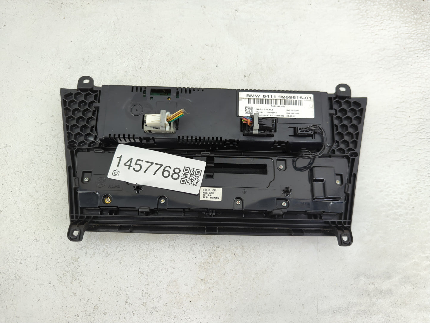 2011-2014 Bmw X3 Climate Control Module Temperature AC/Heater Replacement P/N:9259616-01 Fits Fits 2011 2012 2013 2014 OEM U