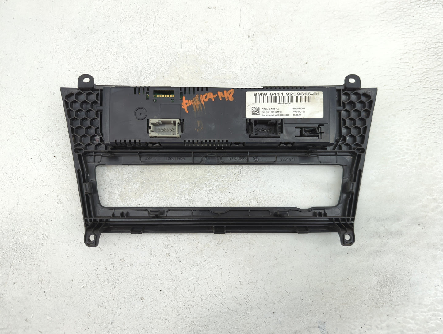 2011-2014 Bmw X3 Climate Control Module Temperature AC/Heater Replacement P/N:9259616-01 Fits Fits 2011 2012 2013 2014 OEM U