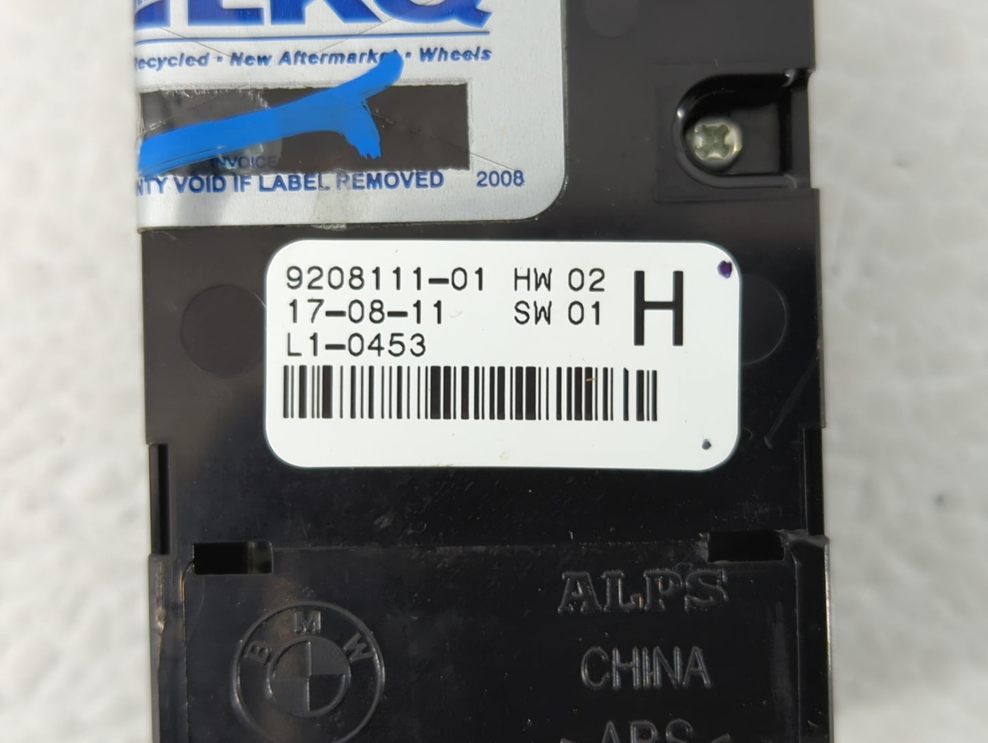 2012-2017 Bmw X3 Master Power Window Switch Replacement Driver Side Left P/N:9208111-01 Fits OEM Used Auto Parts - Oemusedau
