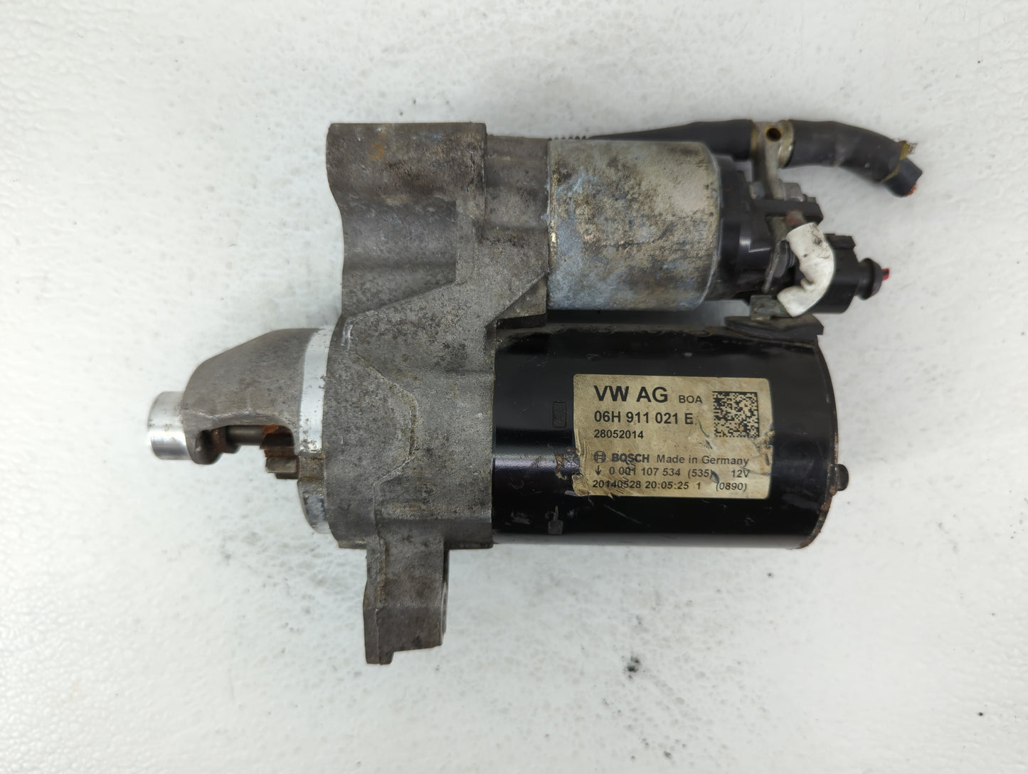 2011-2014 Bmw X3 Car Starter Motor Solenoid OEM P/N:28052014 06H 911 021 E Fits Fits 2011 2012 2013 2014 2015 2016 OEM Used 