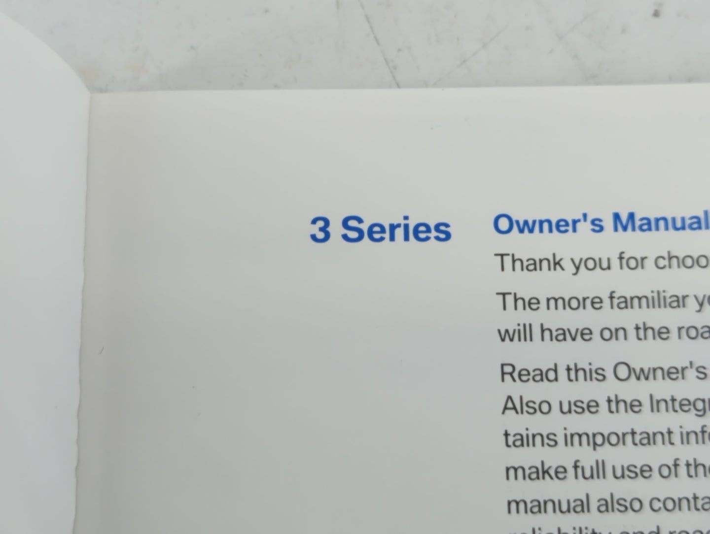 2012 Bmw X3 Owners Manual Book Guide OEM Used Auto Parts - Oemusedautoparts1.com