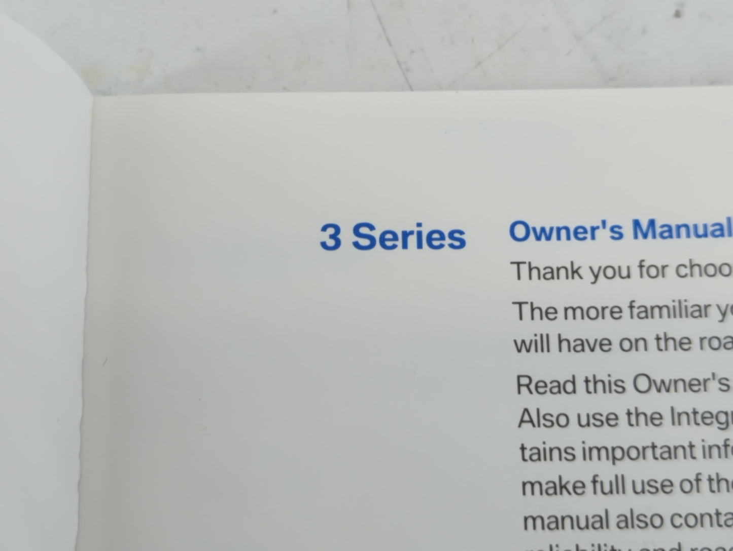 2012 Bmw X3 Owners Manual Book Guide OEM Used Auto Parts - Oemusedautoparts1.com