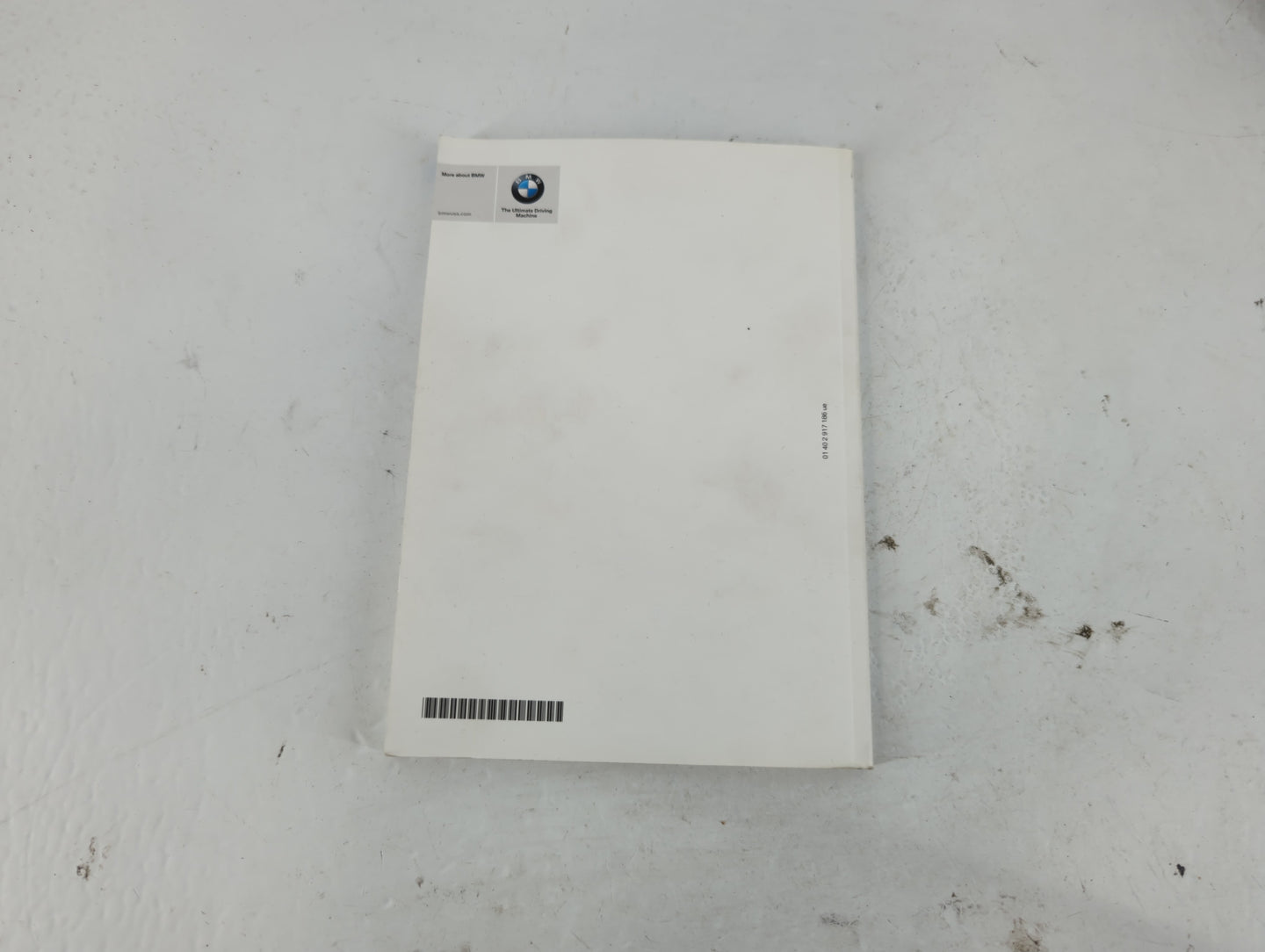 2012 Bmw X3 Owners Manual Book Guide P/N:01 40 2 917 186 OEM Used Auto Parts - Oemusedautoparts1.com