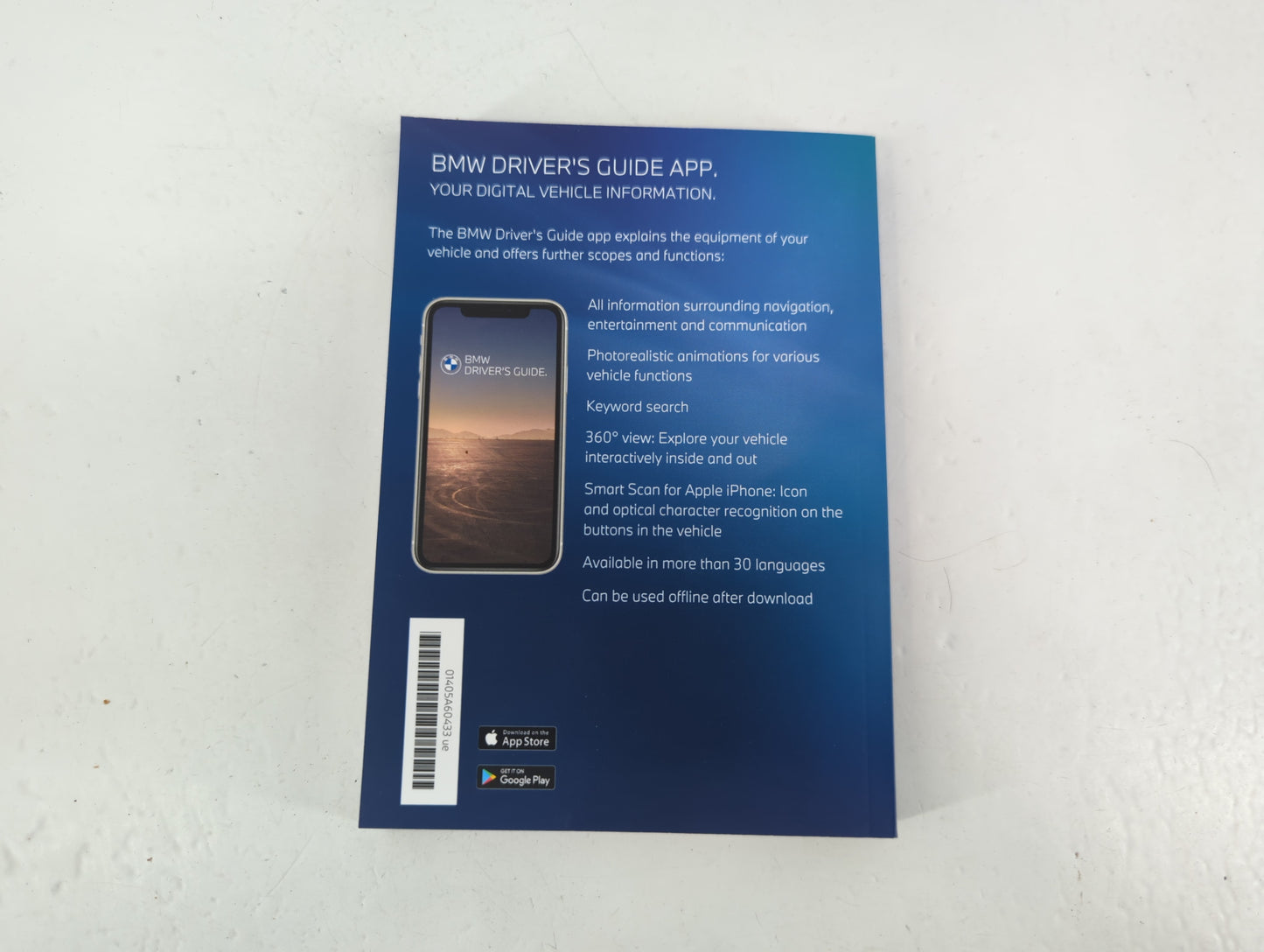 2012 Bmw X4 Owners Manual Book Guide P/N:01405A60433 OEM Used Auto Parts - Oemusedautoparts1.com