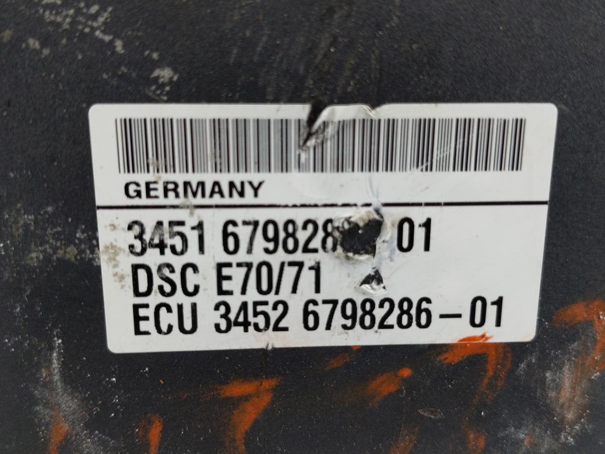 2012-2013 Bmw X5 Anti-Lock Brake ABS Pump Module Actuator OEM P/N:3452 6798286-01 Fits Fits 2012 2013 2014 OEM Used Auto Par