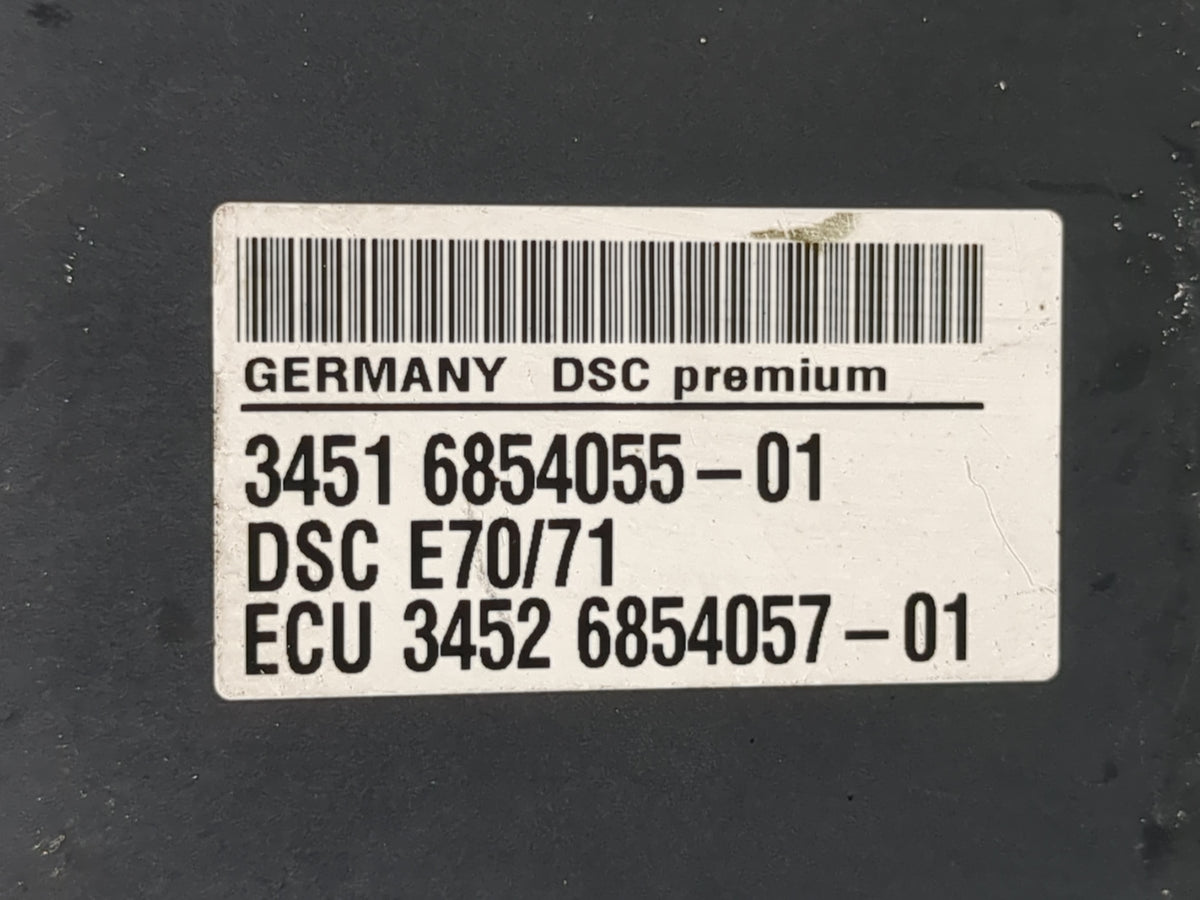 2007-2013 Bmw X5 Anti-Lock Brake ABS Pump Module Actuator OEM P/N:3451 6854055-01 Fits OEM Used Auto Parts - Oemusedautopart
