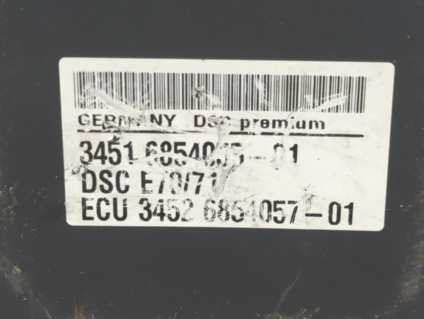 2007-2013 Bmw X5 ABS Pump Control Module Replacement P/N:3451 6854702-01 Fits Fits 2007 2008 2009 2010 2011 2012 2013 2014 O