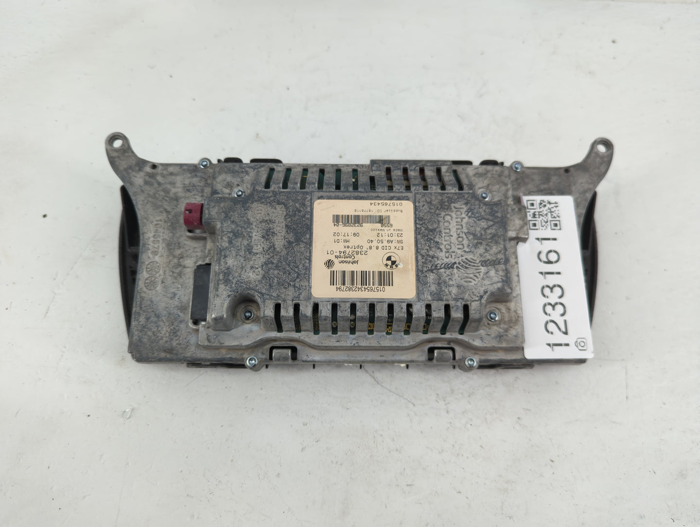 2012 Bmw X5 Radio AM FM Cd Player Receiver Replacement P/N:2382794-01 Fits OEM Used Auto Parts - Oemusedautoparts1.com