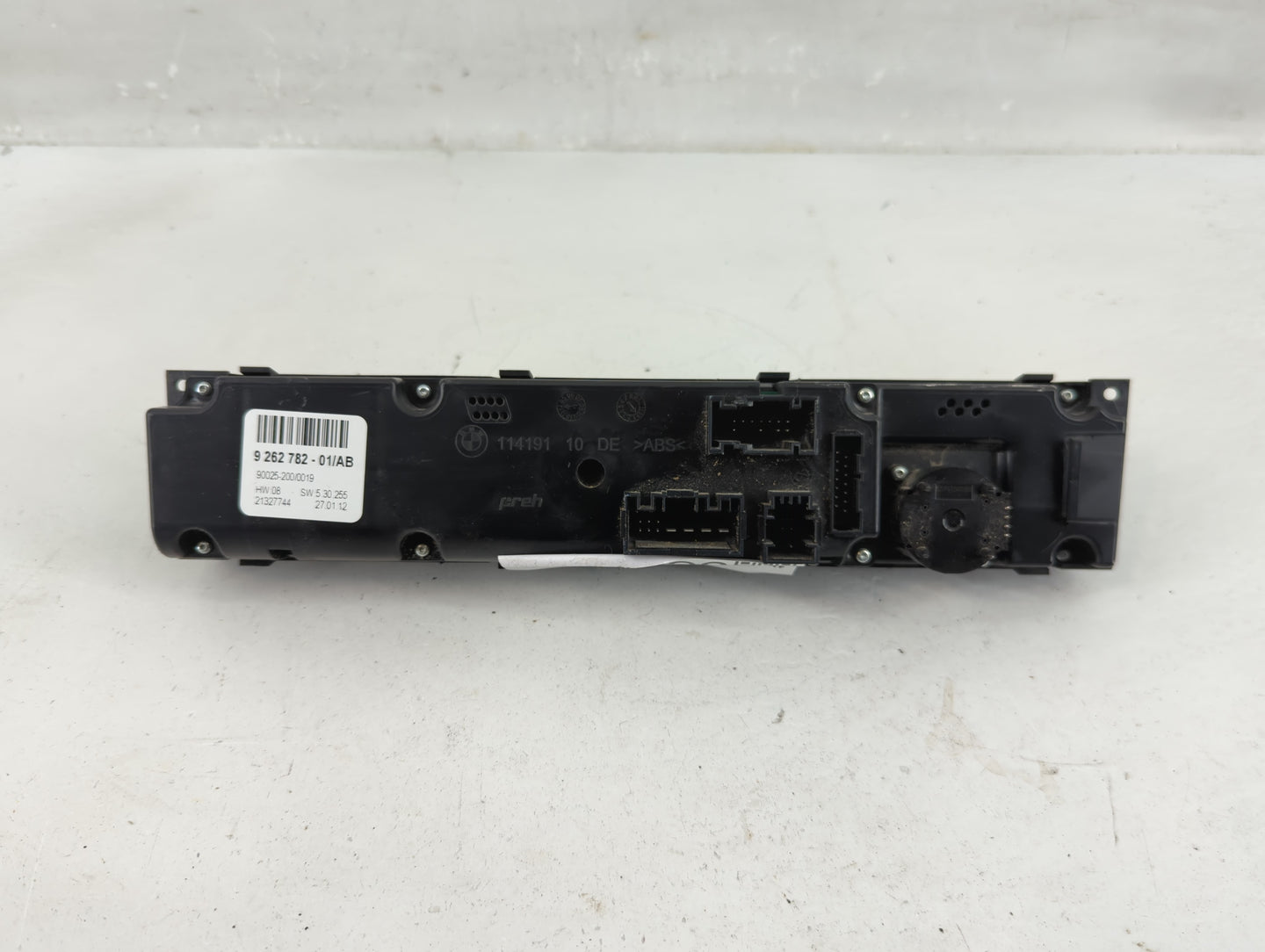 2012 Bmw X5 Climate Control Module Temperature AC/Heater Replacement Fits OEM Used Auto Parts - Oemusedautoparts1.com