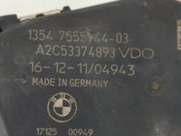 2011-2018 Bmw X5 Throttle Body P/N:1354 7555944-03 Fits Fits 2010 2011 2012 2013 2014 2015 2016 2017 2018 2019 2020 OEM Used