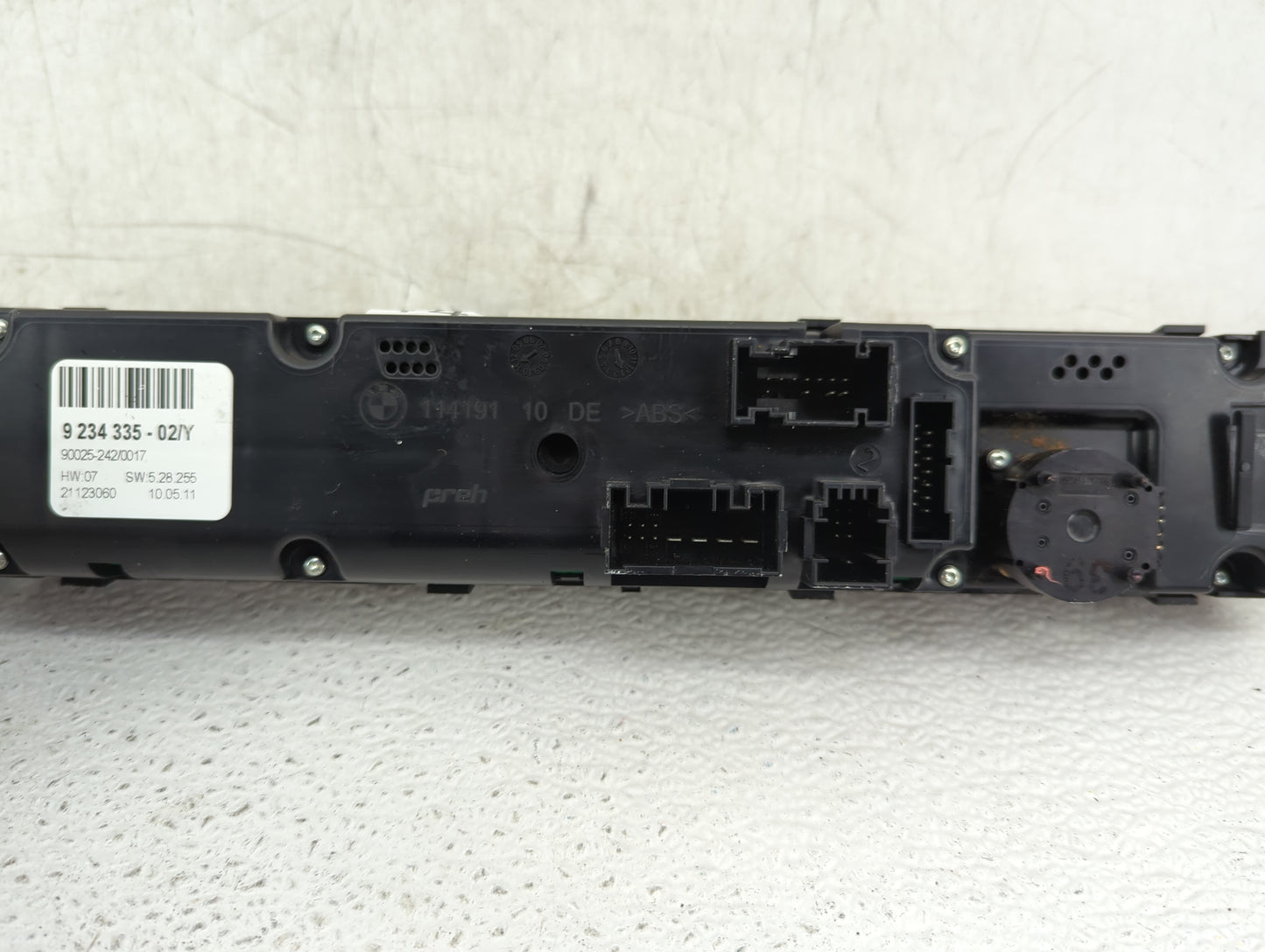2007-2013 Bmw X5 Climate Control Module Temperature AC/Heater Replacement Fits Fits 2007 2008 2009 2010 2011 2012 2013 2014 