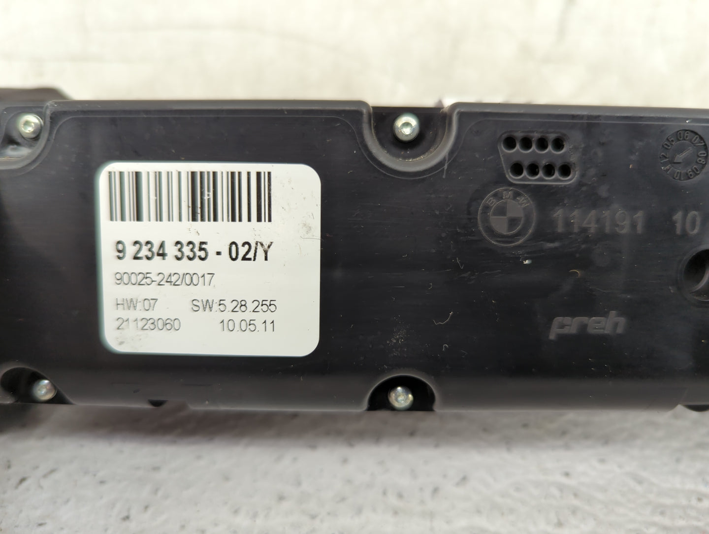 2007-2013 Bmw X5 Climate Control Module Temperature AC/Heater Replacement Fits Fits 2007 2008 2009 2010 2011 2012 2013 2014 