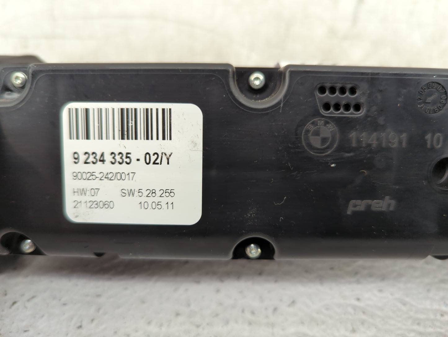 2007-2013 Bmw X5 Climate Control Module Temperature AC/Heater Replacement Fits Fits 2007 2008 2009 2010 2011 2012 2013 2014 