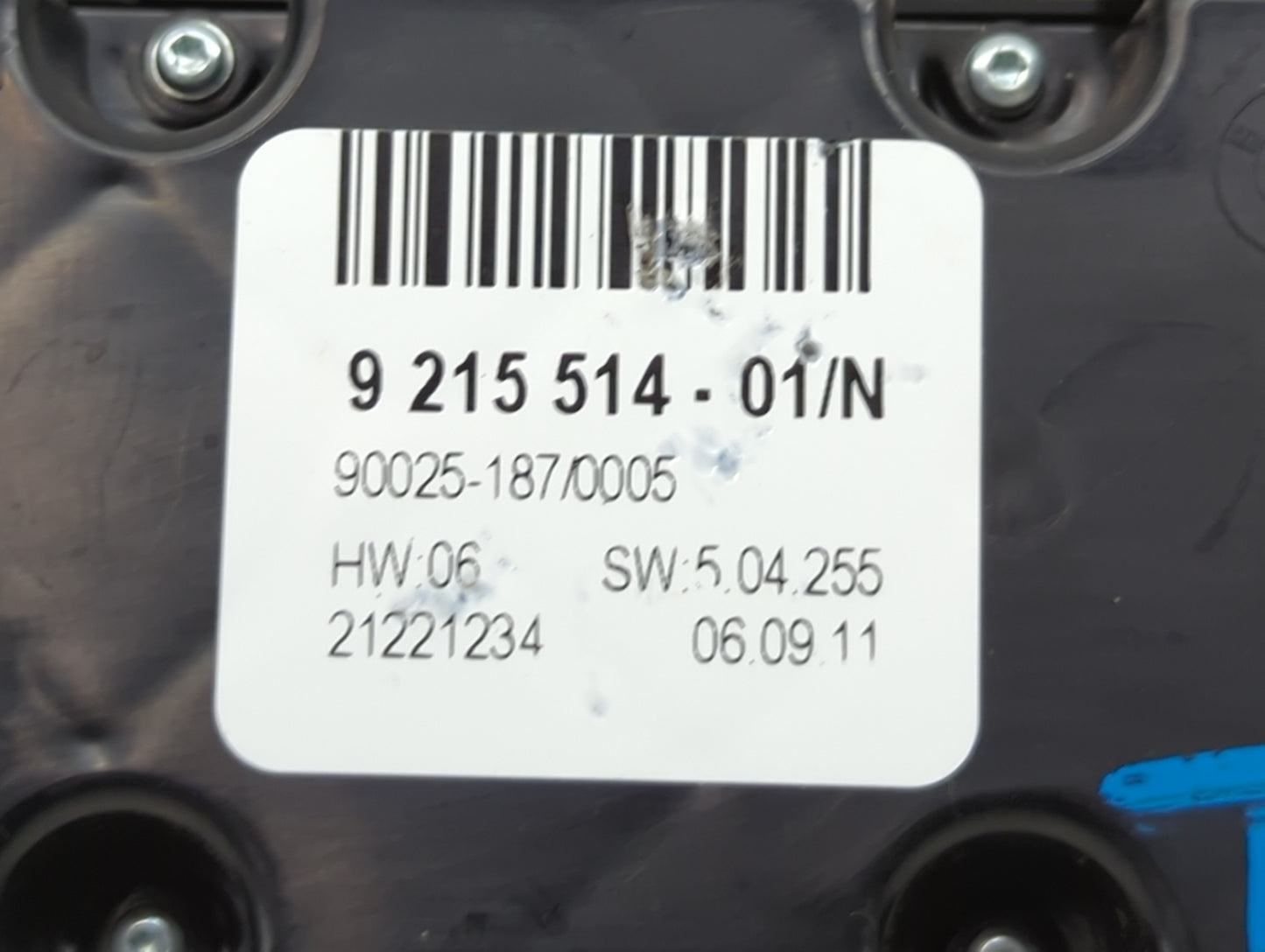 2007-2013 Bmw X5 Climate Control Module Temperature AC/Heater Replacement P/N:9 215 514-01 90025-187 Fits OEM Used Auto Part
