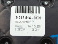2007-2013 Bmw X5 Climate Control Module Temperature AC/Heater Replacement P/N:9 215 514-01 90025-187 Fits OEM Used Auto Part
