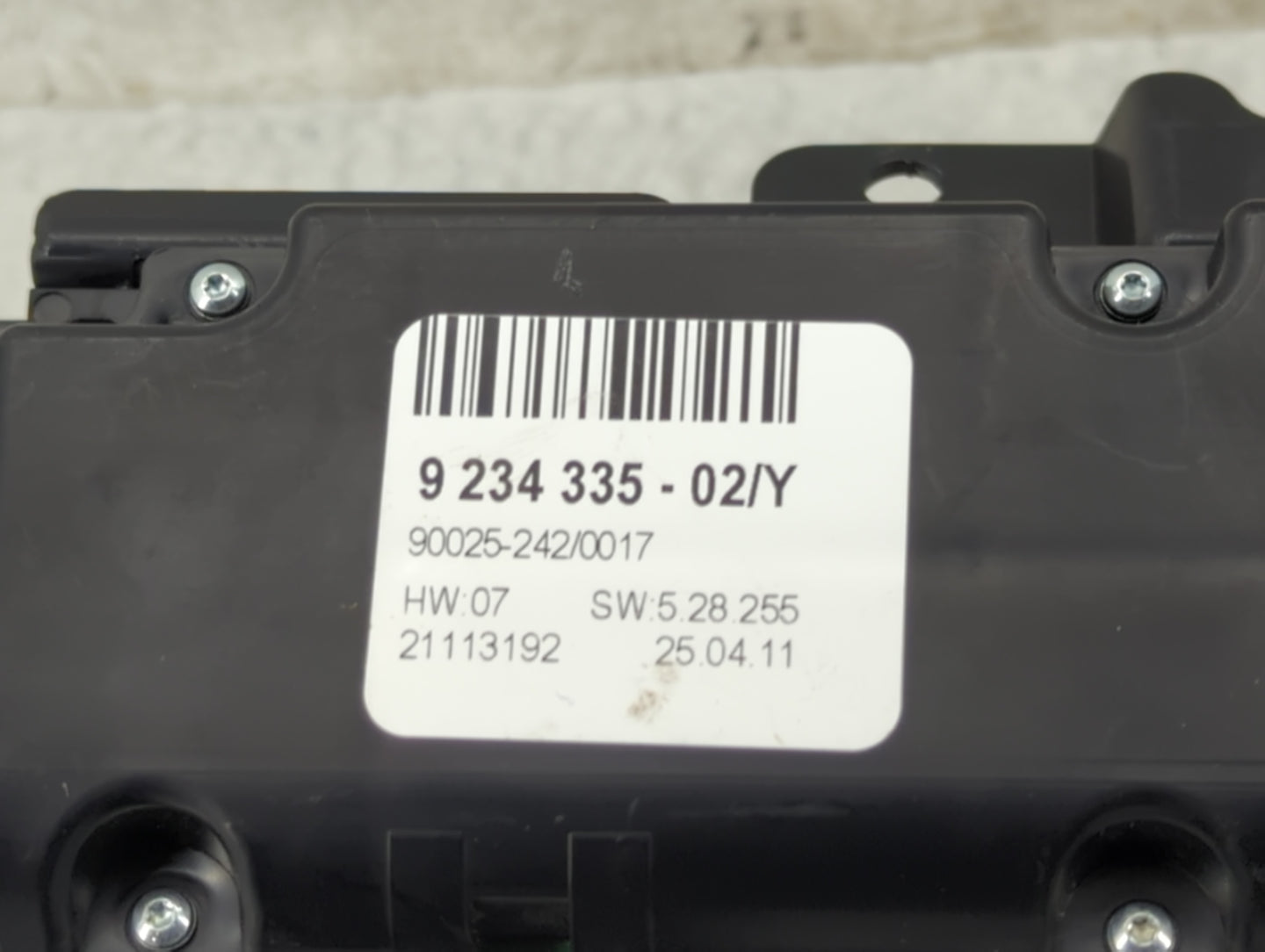 2007-2013 Bmw X5 Climate Control Module Temperature AC/Heater Replacement P/N:9234335-02/Y 9269218-03 Fits OEM Used Auto Par