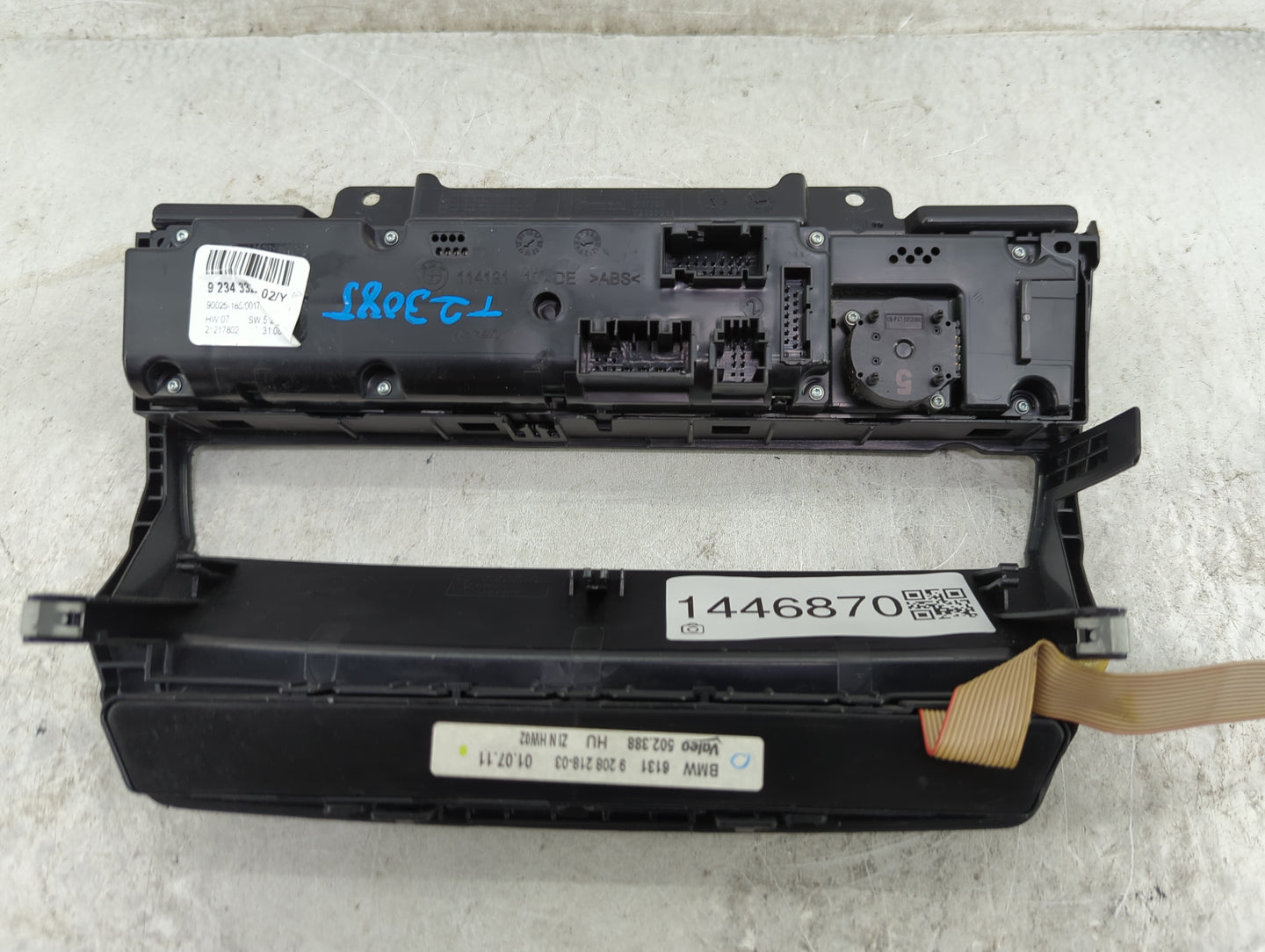 2011-2013 Bmw X5 Climate Control Module Temperature AC/Heater Replacement P/N:9234332 9208218-03 Fits Fits 2011 2012 2013 20