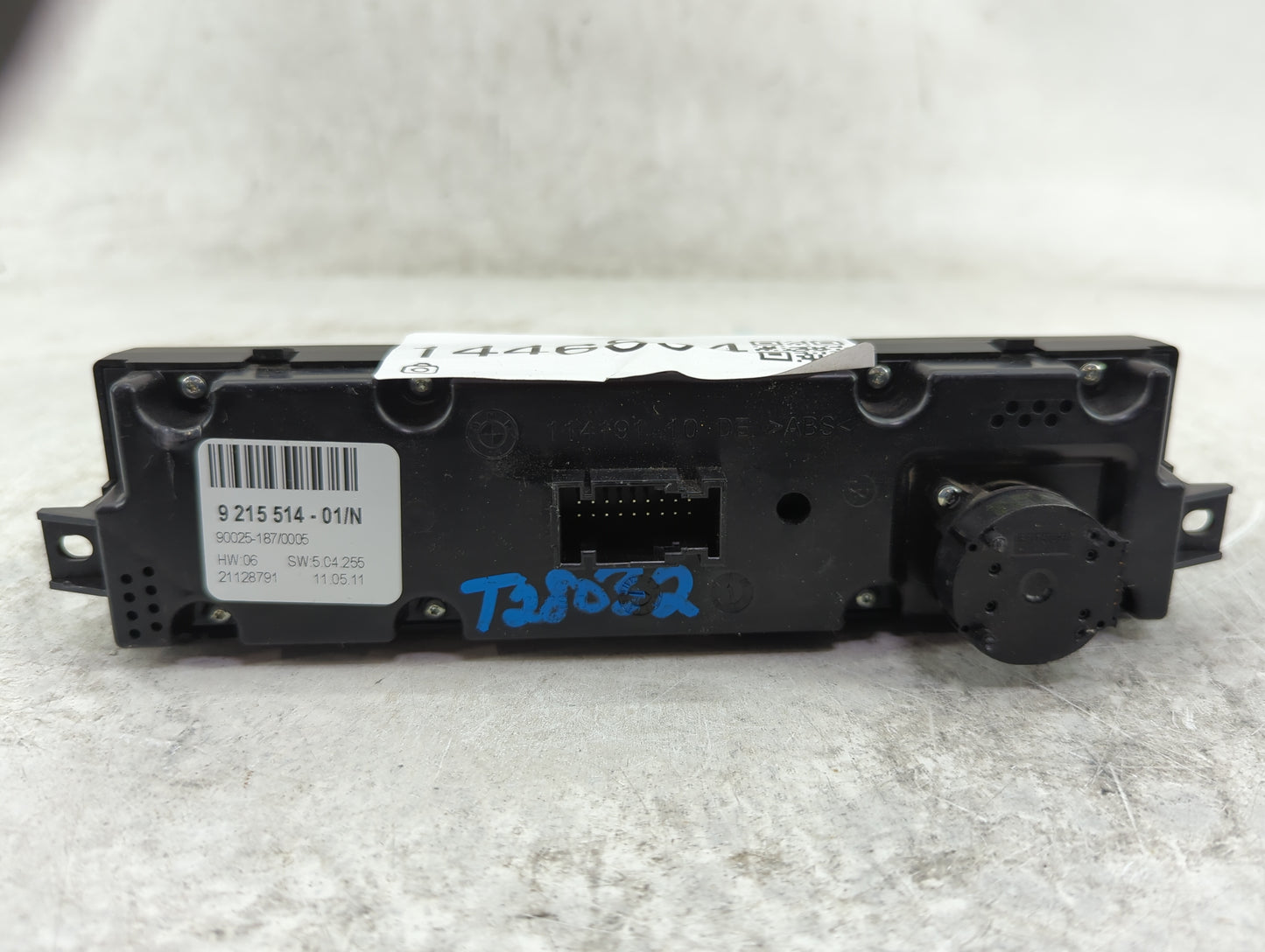 2007-2013 Bmw X5 Climate Control Module Temperature AC/Heater Replacement P/N:9215514-01/N 90025-187/0005 Fits OEM Used Auto