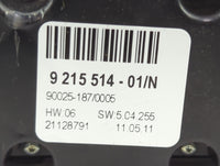 2007-2013 Bmw X5 Climate Control Module Temperature AC/Heater Replacement P/N:9215514-01/N 90025-187/0005 Fits OEM Used Auto
