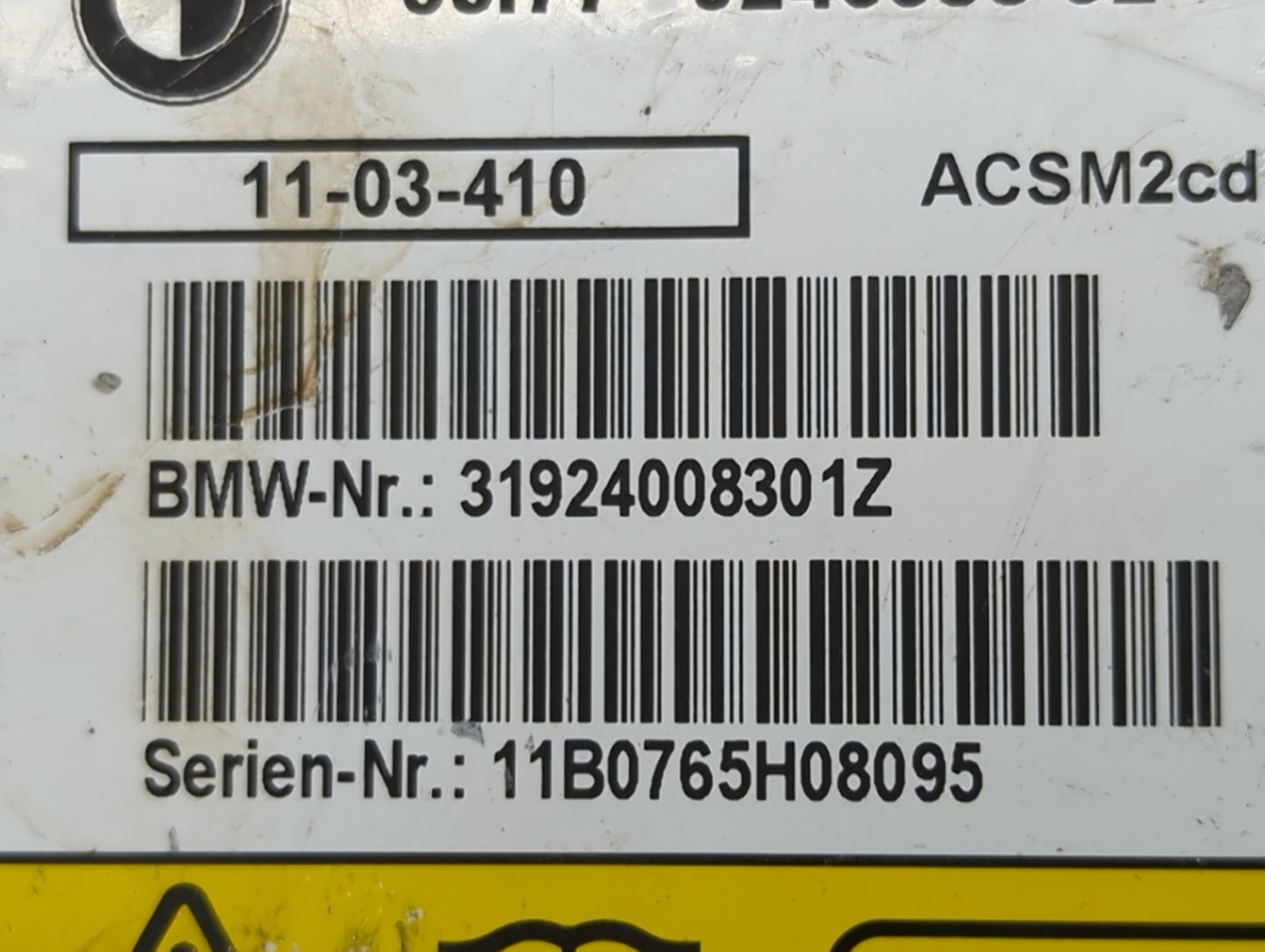 2012 Bmw X5 PCM Engine Control Computer ECU ECM PCU OEM P/N:65.77-9240083-02 0285010258, 31924008301Z Fits OEM Used Auto Par