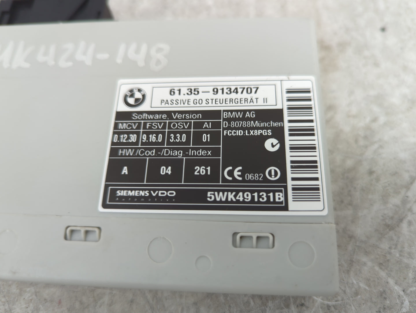 2007-2013 Bmw X5 Locking Control Module 61.35-9134707|5wk49131b - Oemusedautoparts1.com