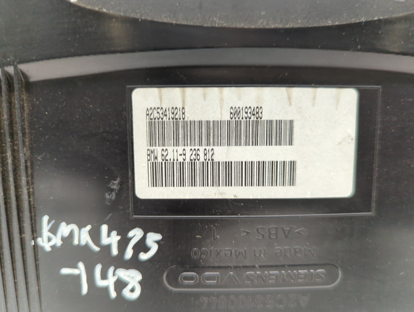 2011-2013 Bmw X5 Instrument Cluster Speedometer Gauges P/N:A2C53419218 600193483 Miles:123K Fits Fits 2011 2012 2013 OEM Use