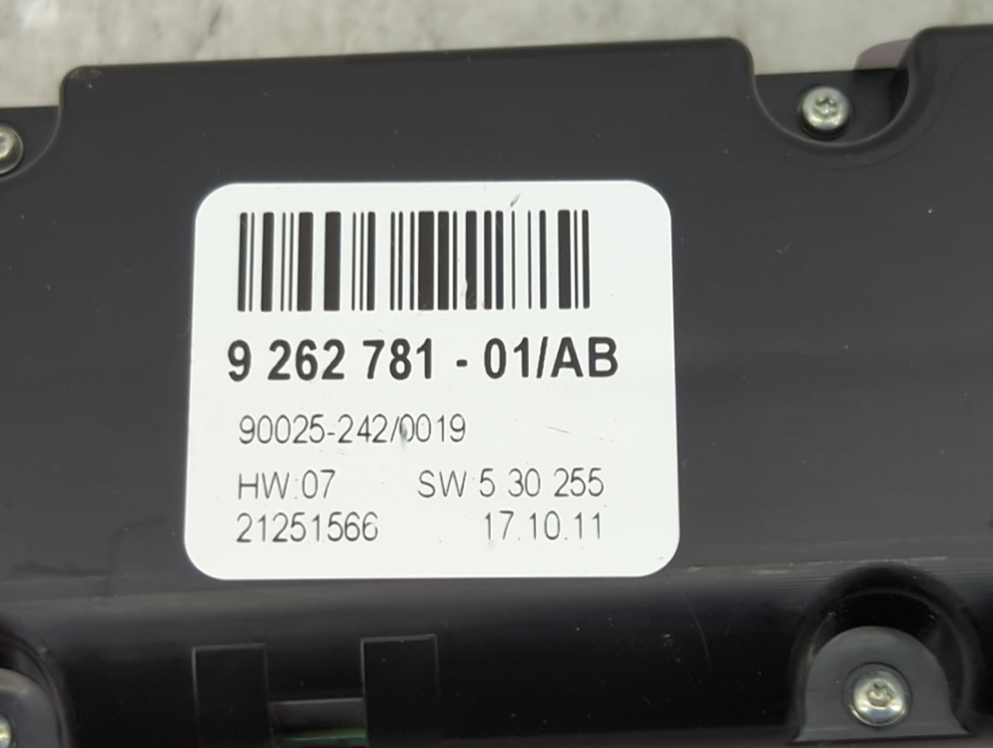 2007-2013 Bmw X5 Climate Control Module Temperature AC/Heater Replacement P/N:9 262 781-01 Fits OEM Used Auto Parts - Oemuse