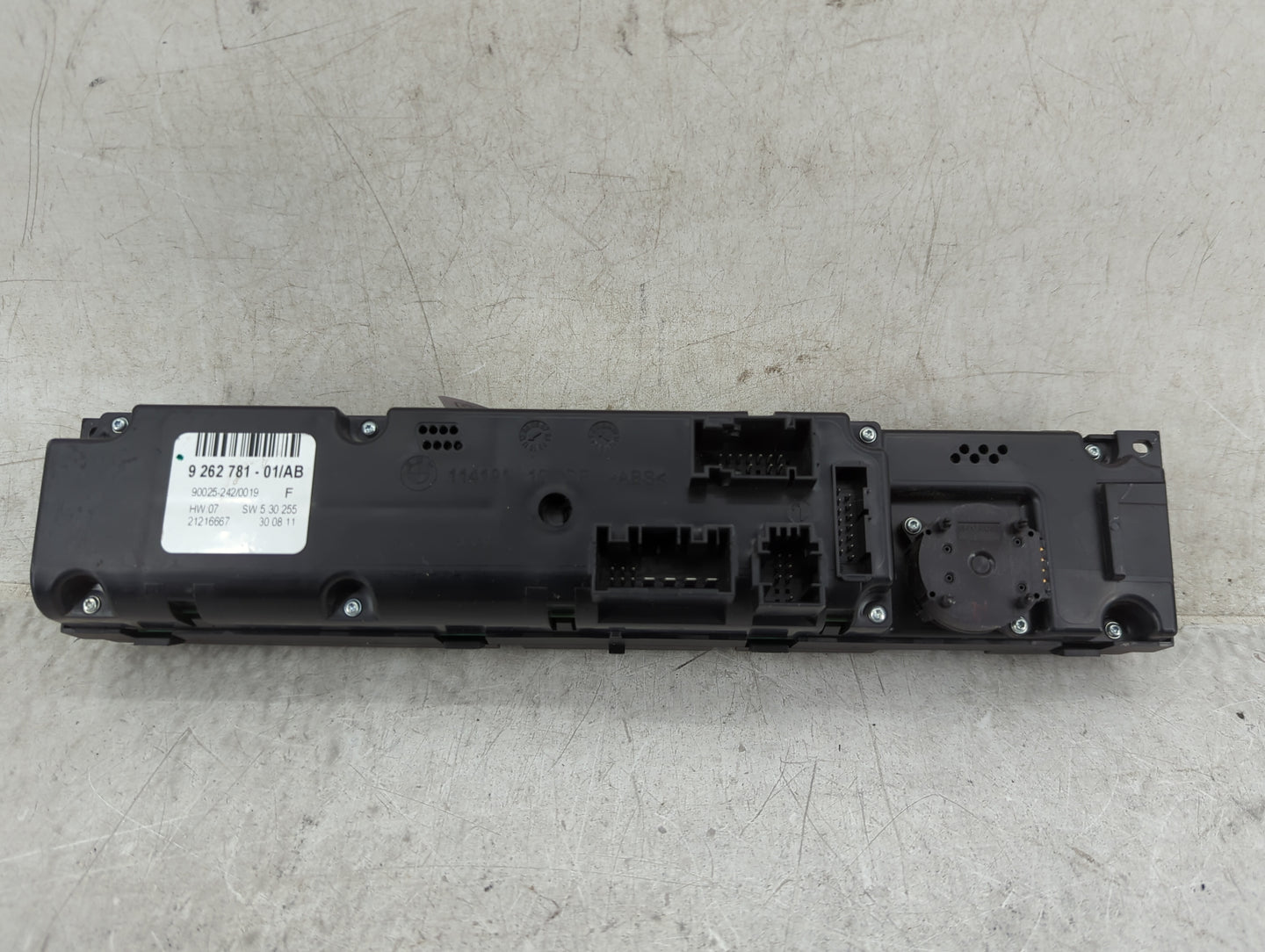 2007-2013 Bmw X5 Climate Control Module Temperature AC/Heater Replacement P/N:9 262 781-01 Fits OEM Used Auto Parts - Oemuse