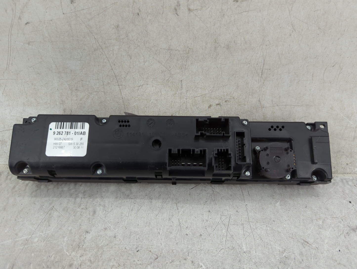 2007-2013 Bmw X5 Climate Control Module Temperature AC/Heater Replacement P/N:9 262 781-01 Fits OEM Used Auto Parts - Oemuse