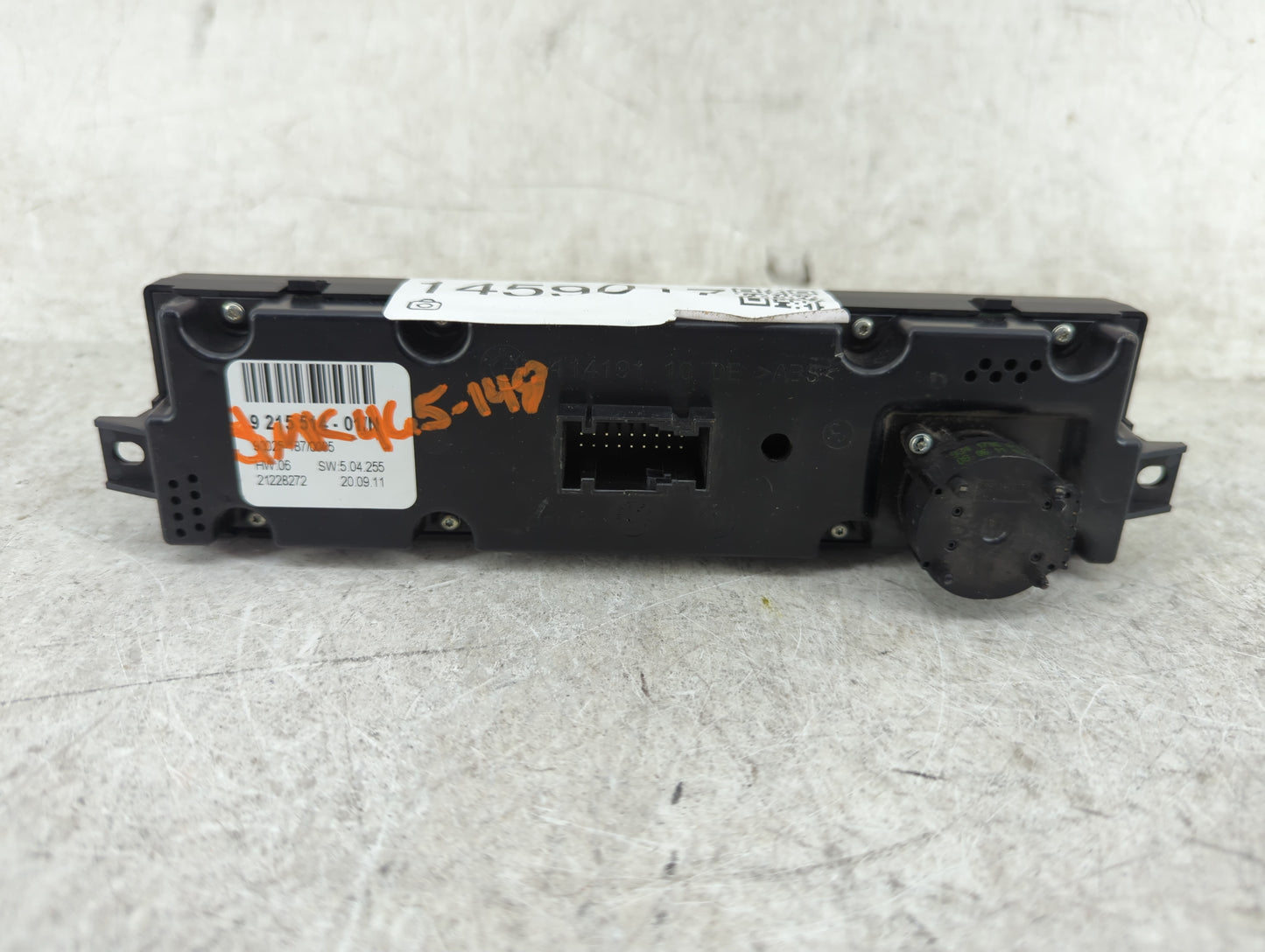 2007-2013 Bmw X5 Climate Control Module Temperature AC/Heater Replacement P/N:9 215 514 Fits OEM Used Auto Parts - Oemusedau