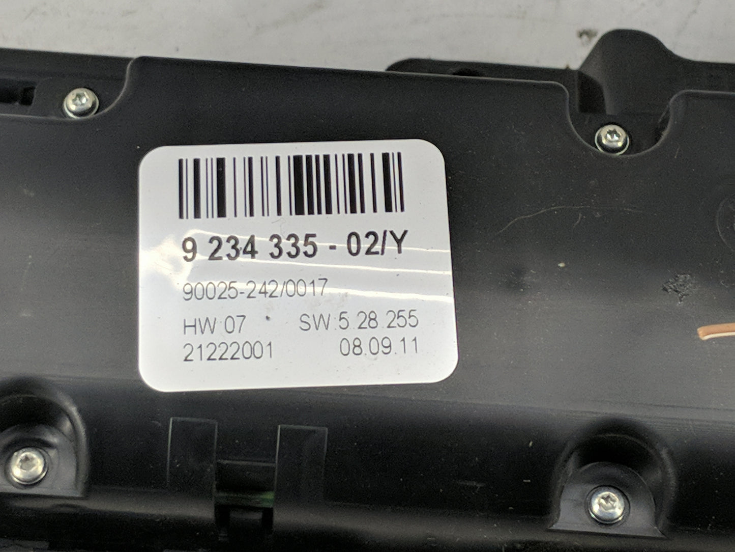 2007-2013 Bmw X5 Climate Control Module Temperature AC/Heater Replacement P/N:9234335-02/Y 9208218-03 Fits OEM Used Auto Par
