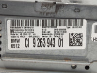 2012 Bmw X5 Radio AM FM Cd Player Receiver Replacement P/N:9 263 943 01 Fits OEM Used Auto Parts - Oemusedautoparts1.com
