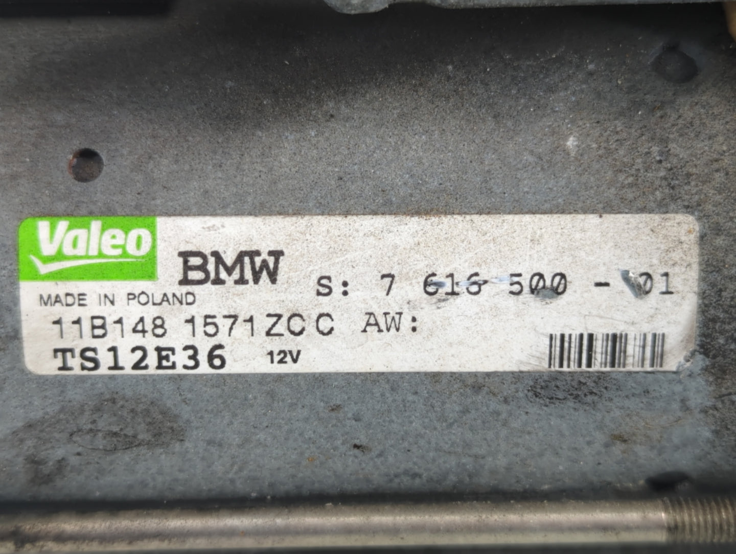 2011-2013 Bmw X5 Car Starter Motor Solenoid OEM P/N:7 616 500-01 Fits Fits 2011 2012 2013 2014 2015 2016 OEM Used Auto Parts