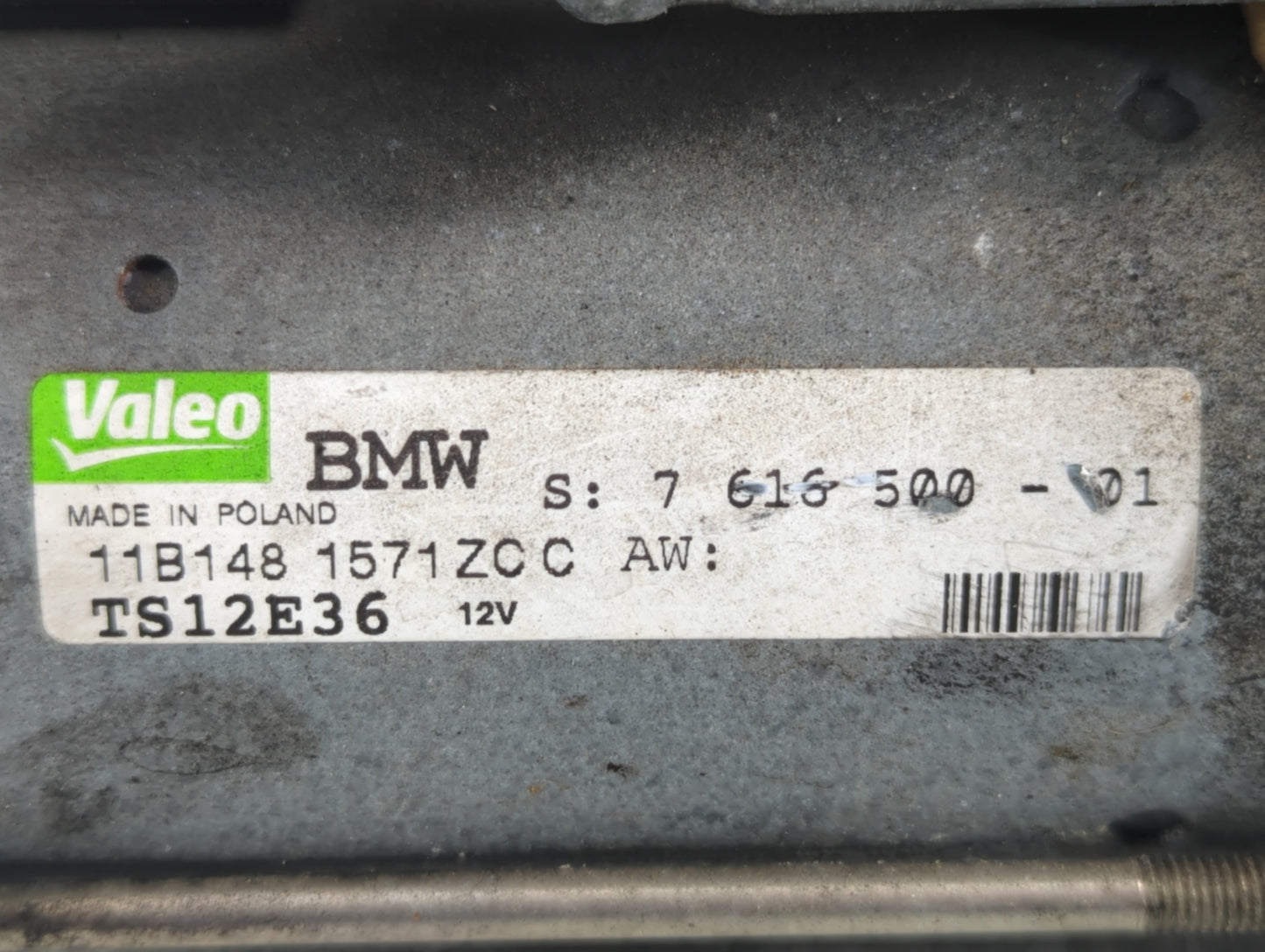 2011-2013 Bmw X5 Car Starter Motor Solenoid OEM P/N:7 616 500-01 Fits Fits 2011 2012 2013 2014 2015 2016 OEM Used Auto Parts