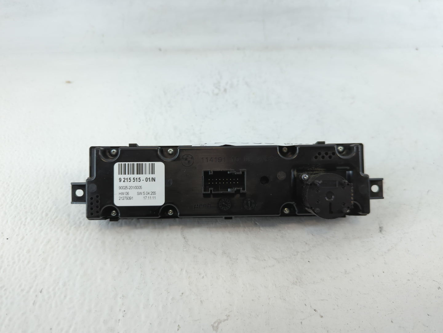 2007-2013 Bmw X5 Climate Control Module Temperature AC/Heater Replacement P/N:21279391 90025-201 Fits OEM Used Auto Parts - 