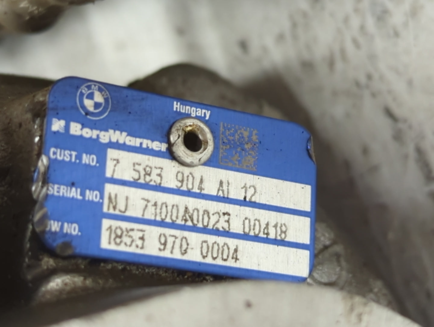 2011-2013 Bmw X5 Turbocharger Turbo Charger Super Charger Supercharger - Oemusedautoparts1.com