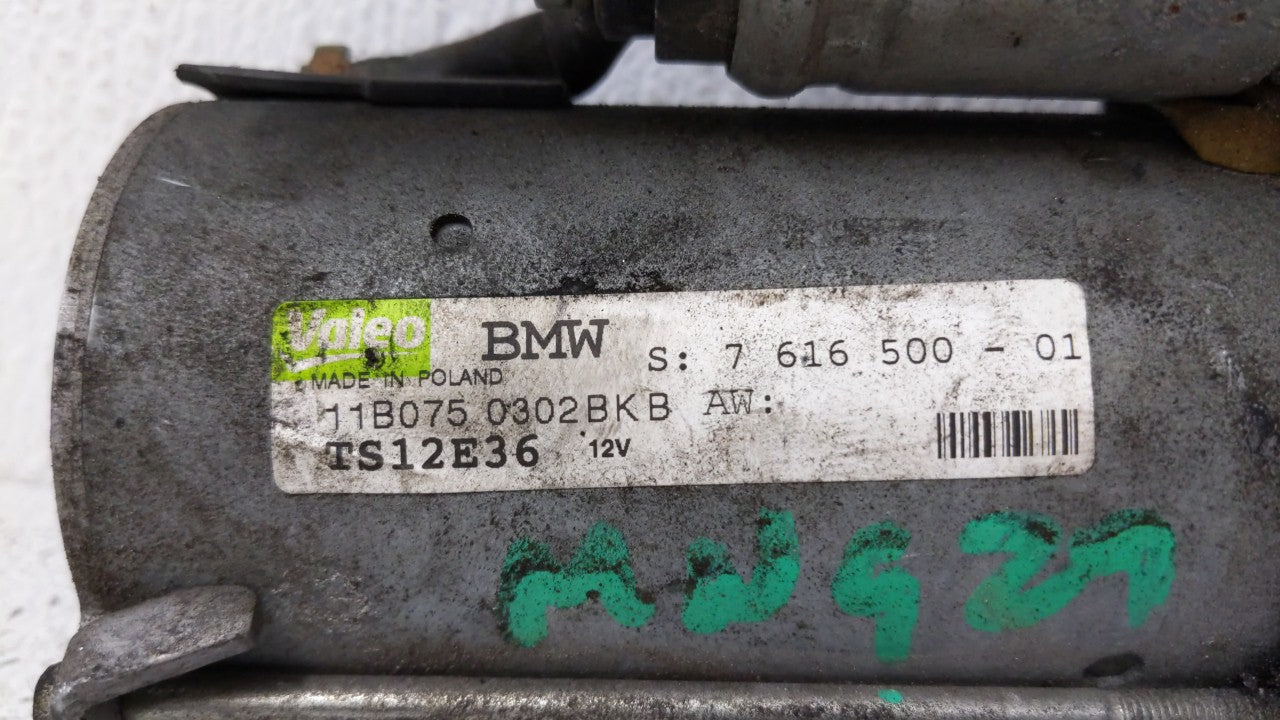 2011-2013 Bmw X5 Car Starter Motor Solenoid OEM P/N:TS12E36 Fits Fits 2011 2012 2013 2014 2015 2016 OEM Used Auto Parts - Oe
