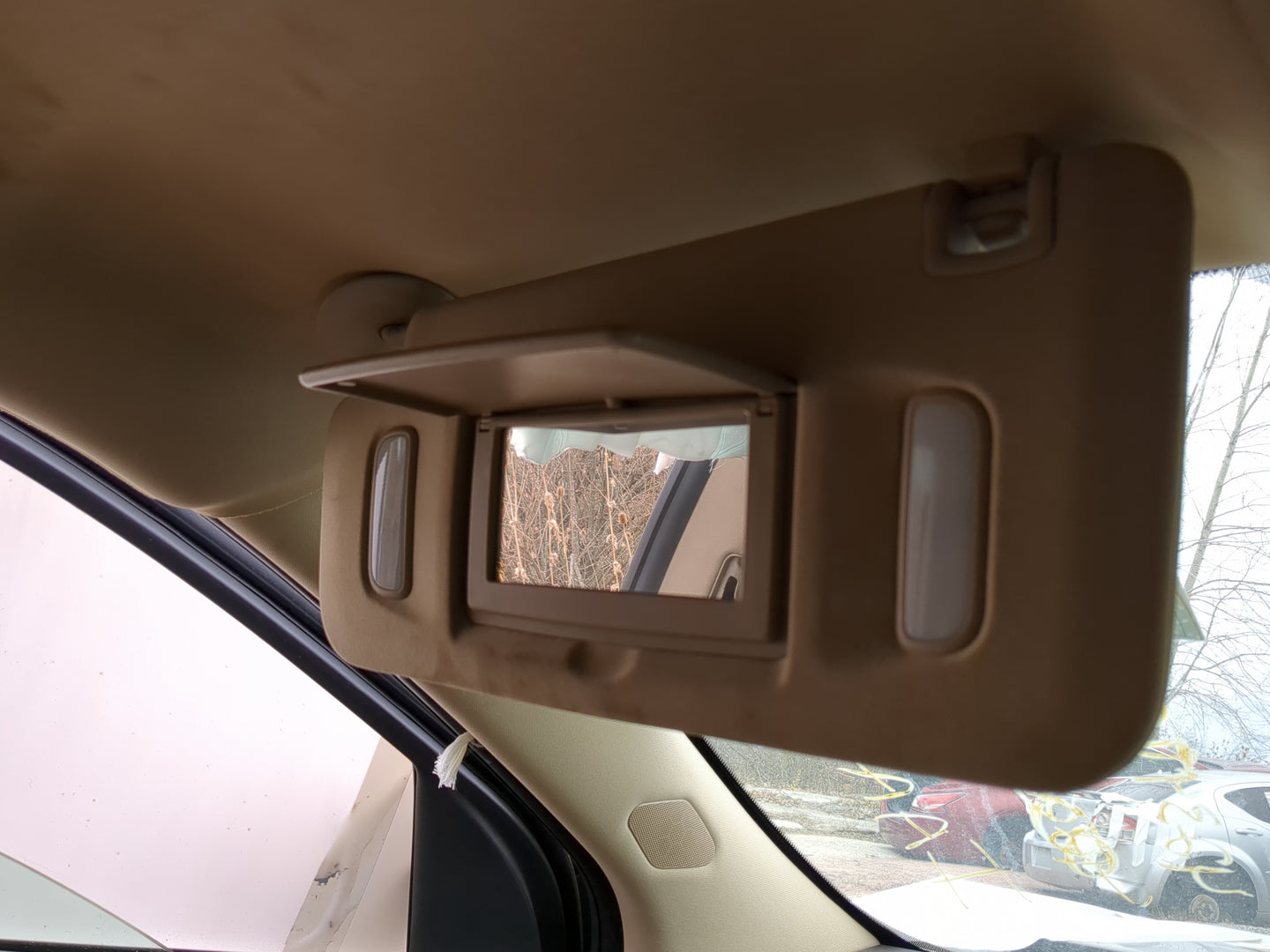 2008-2017 Buick Enclave Sun Visor Shade Replacement Driver Left Mirror Fits OEM Used Auto Parts - Oemusedautoparts1.com