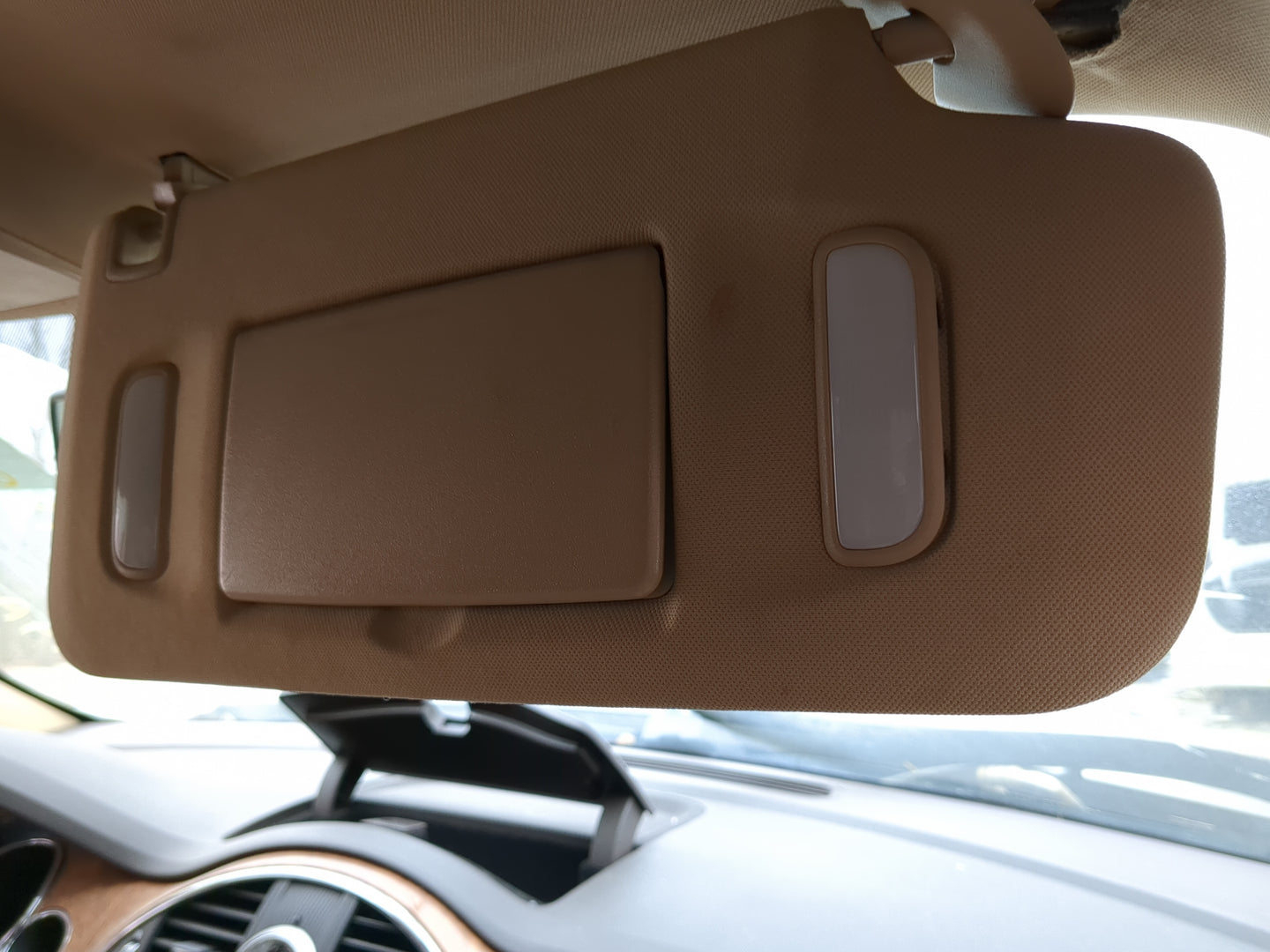2008-2017 Buick Enclave Sun Visor Shade Replacement Passenger Right Mirror Fits OEM Used Auto Parts - Oemusedautoparts1.com