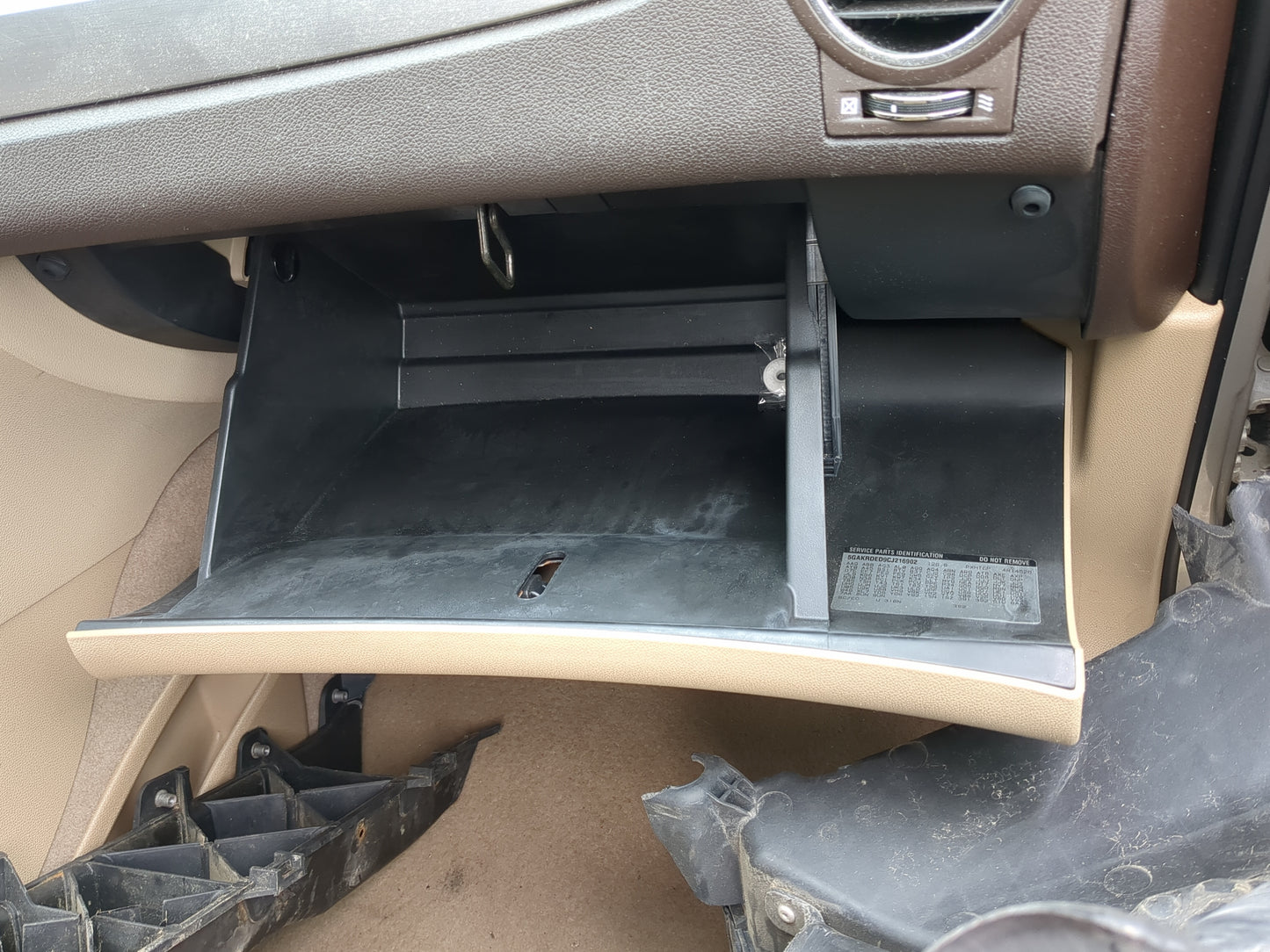 2012 Buick Enclave Passenger Glove Box Door Storage Compartment - Oemusedautoparts1.com